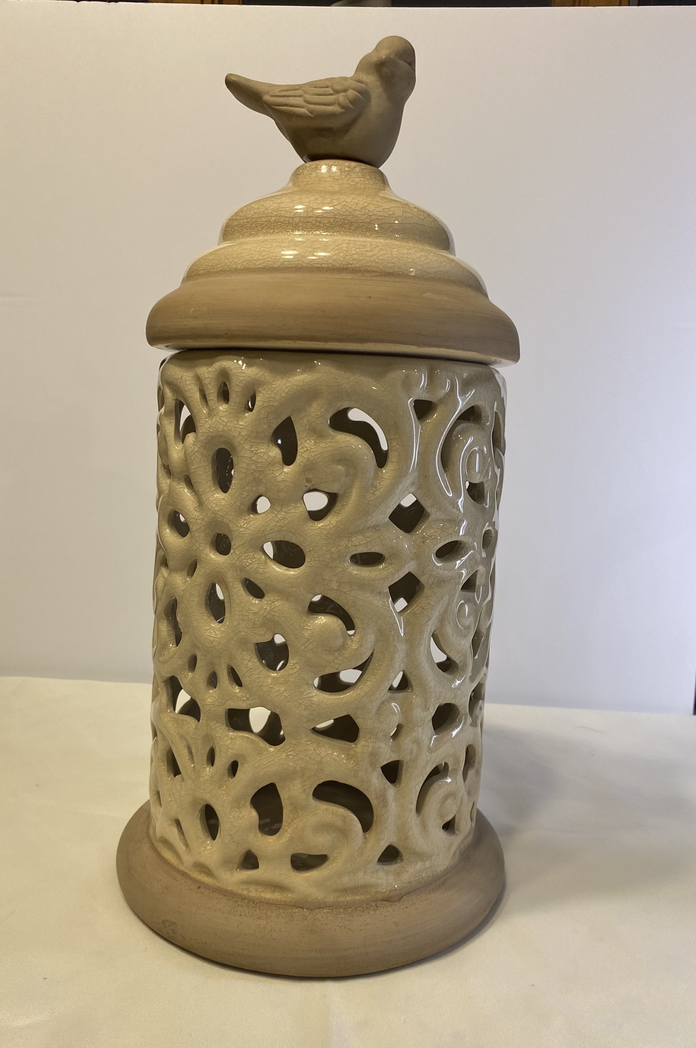 Vintage Ceramic Lantern by Valerie Hill