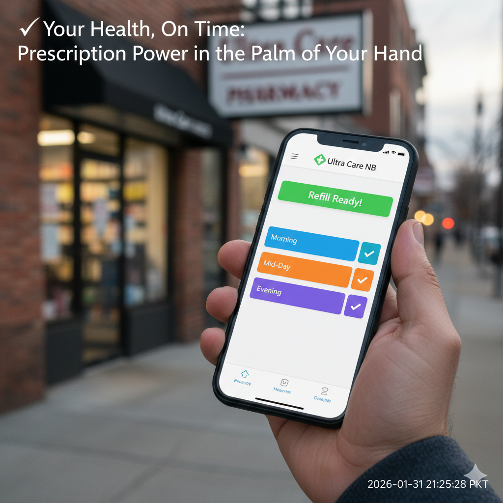 Pharmacy App NJ: Manage Prescriptions Online with Ultra Care NB