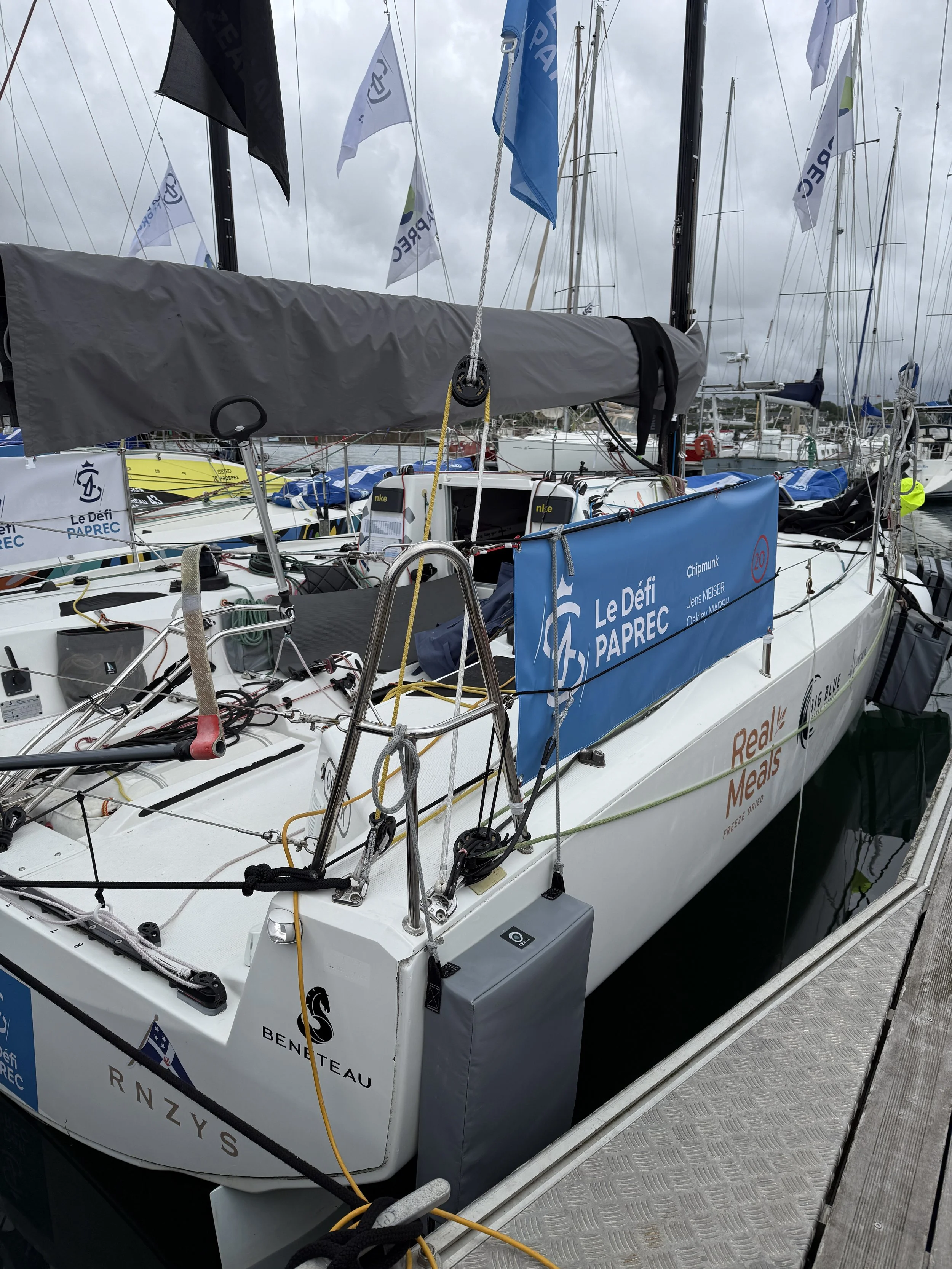 On The Dock in Perros-Guirec!