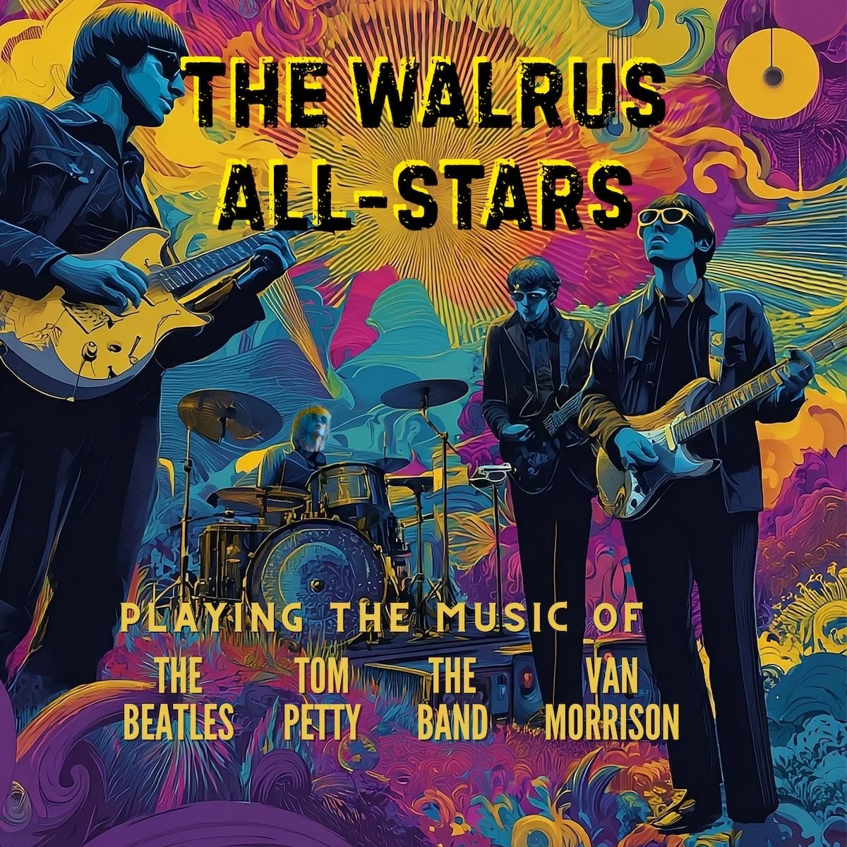 The Walrus All-Stars Tom Petty, Beatles, Van Morrison, The Band Classic Rocks Tribute Band