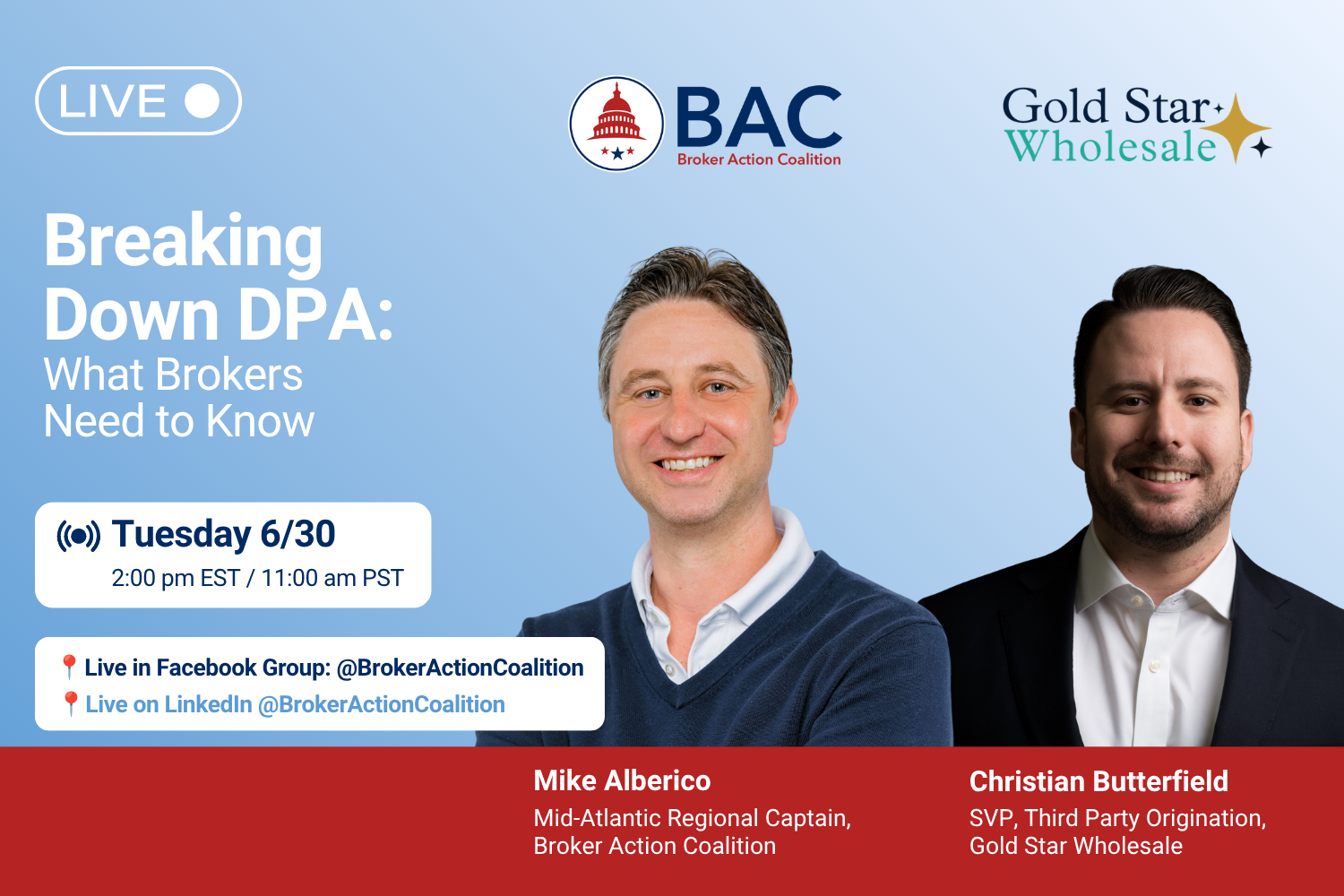 Breaking Down DPA: What Brokers Need to Know | 📍Facebook/LinkedIn Live