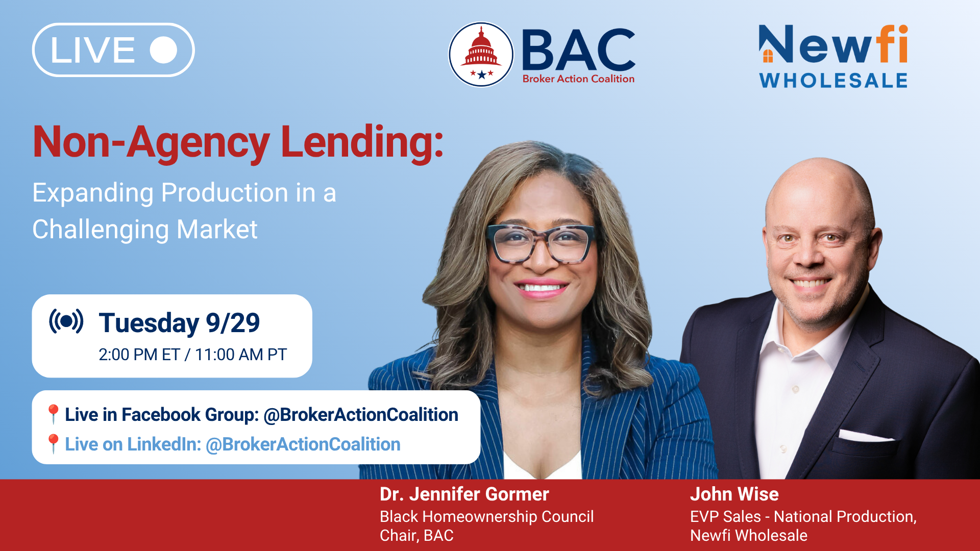 Non-Agency Lending: Expanding Production in a Challenging Market | 📍Facebook/LinkedIn Live (Copy)