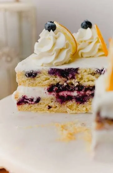 8 "Blueberry & Lemon Orchard Cake