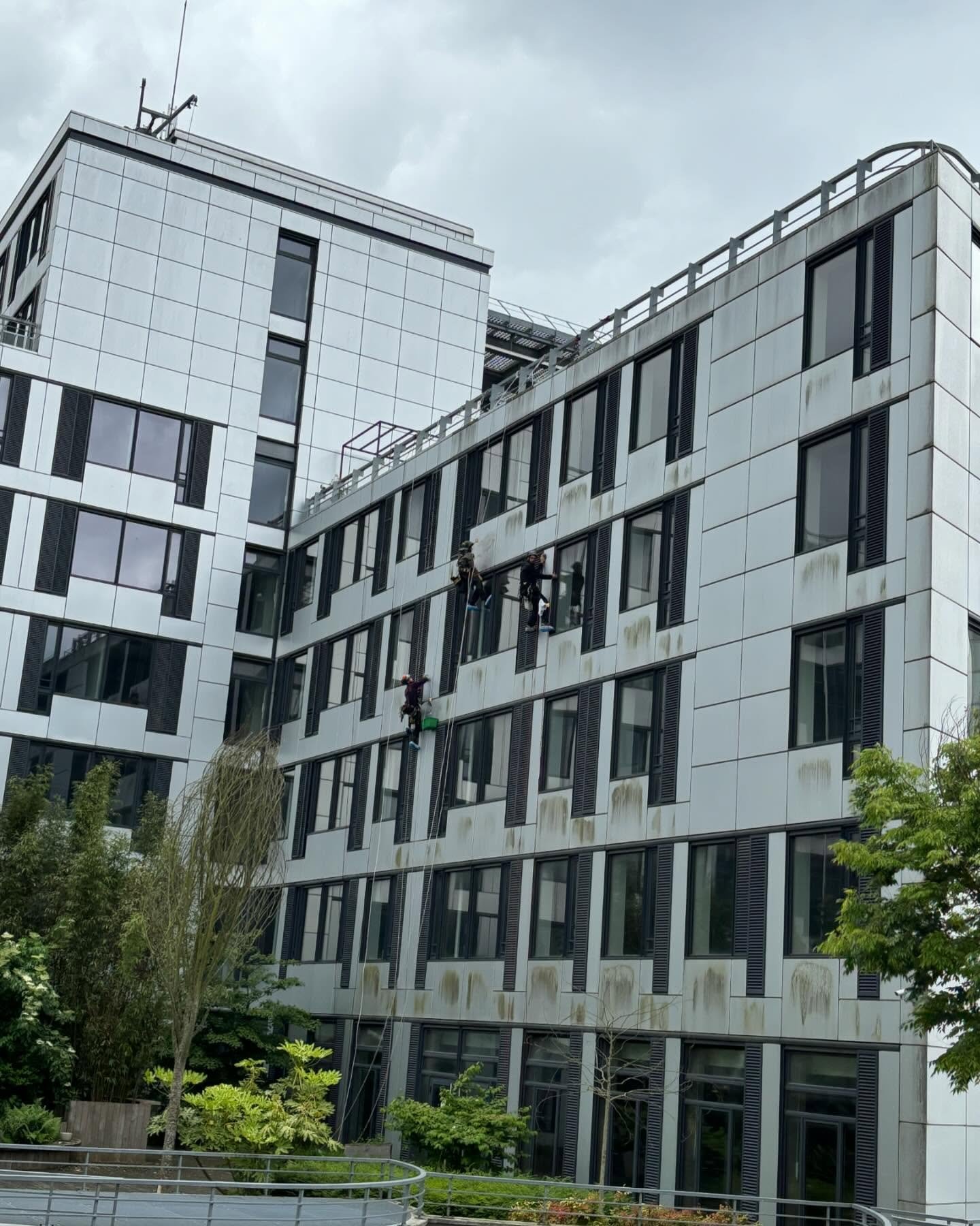 🏗️ Chantier en cours ⬇️ 

Remise en &eacute;tat du complexe Green Office, un site de 23 300 m2 de bureaux sur lequel nos &eacute;quipes s&rsquo;affairent depuis plusieurs semaines. 

#cordiste #ropeaccess #petzlprofessionals #kasksafety #travauxenha