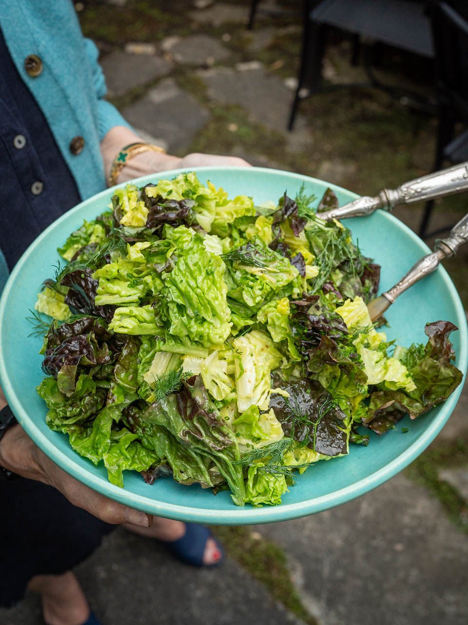Green Salad with Herb Vinaigrette