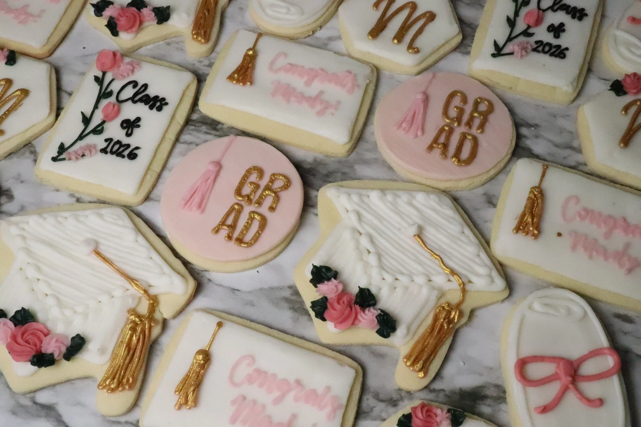 Caps tossed ✔️
Diploma earned ✔️
Cookies enjoyed ✔️

Safe to say this graduation party was a success 🎓🍪
 #ksugrad #Graduation2026 #2026Grad