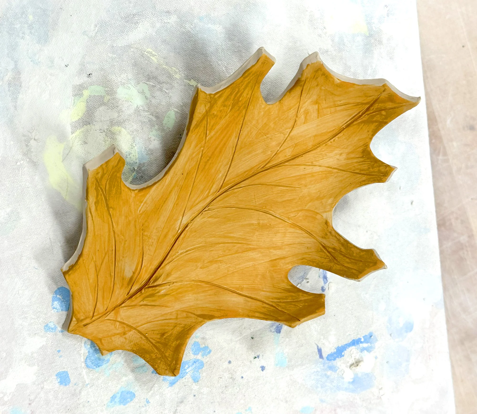 Friday Night Clay: Autumn Leaf Spoonrest