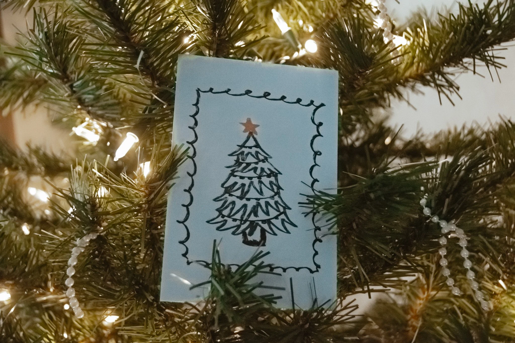 Lil Tree Holiday Card pack of 5