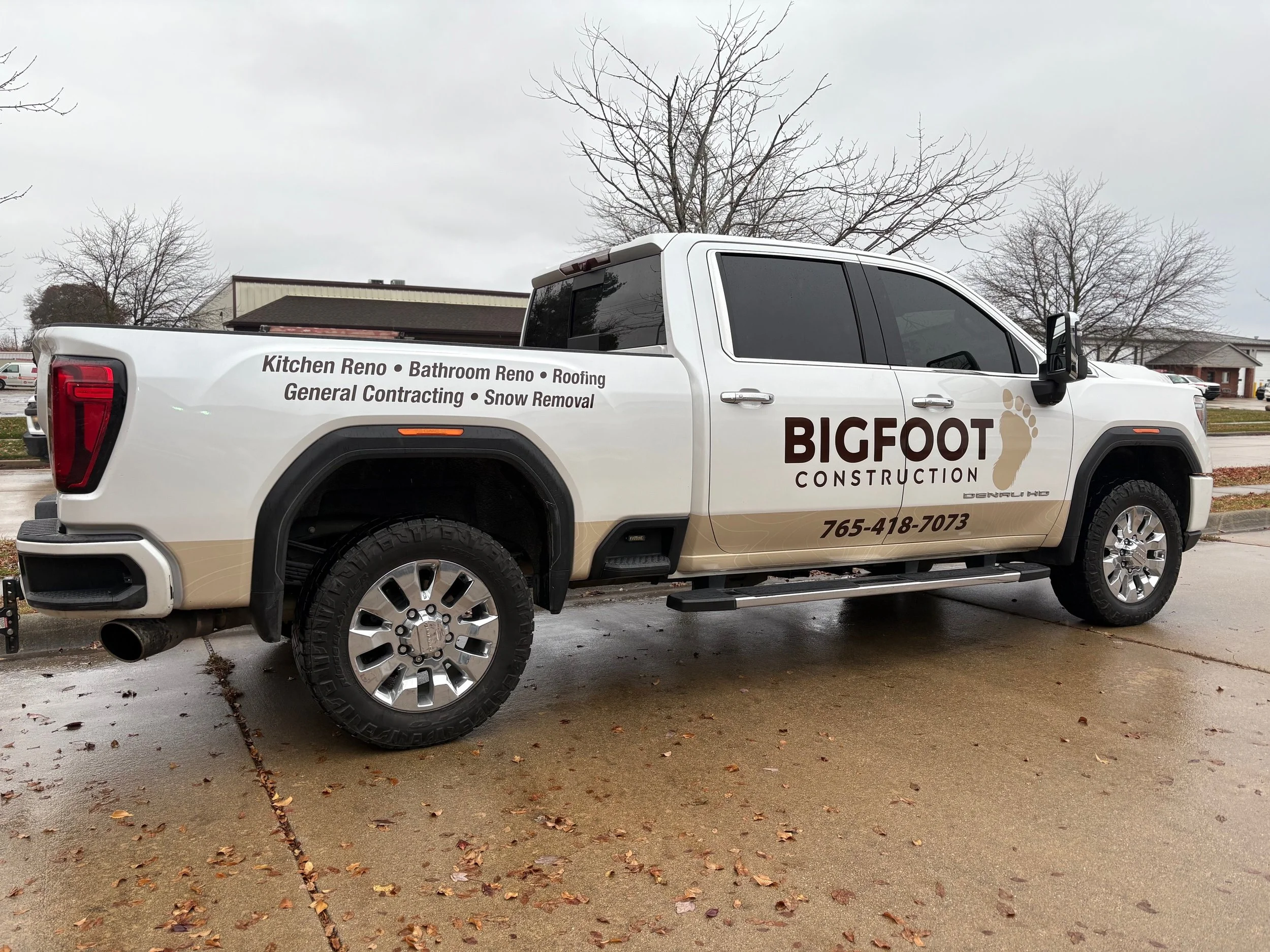 Bigfoot Partial Truck Wrap