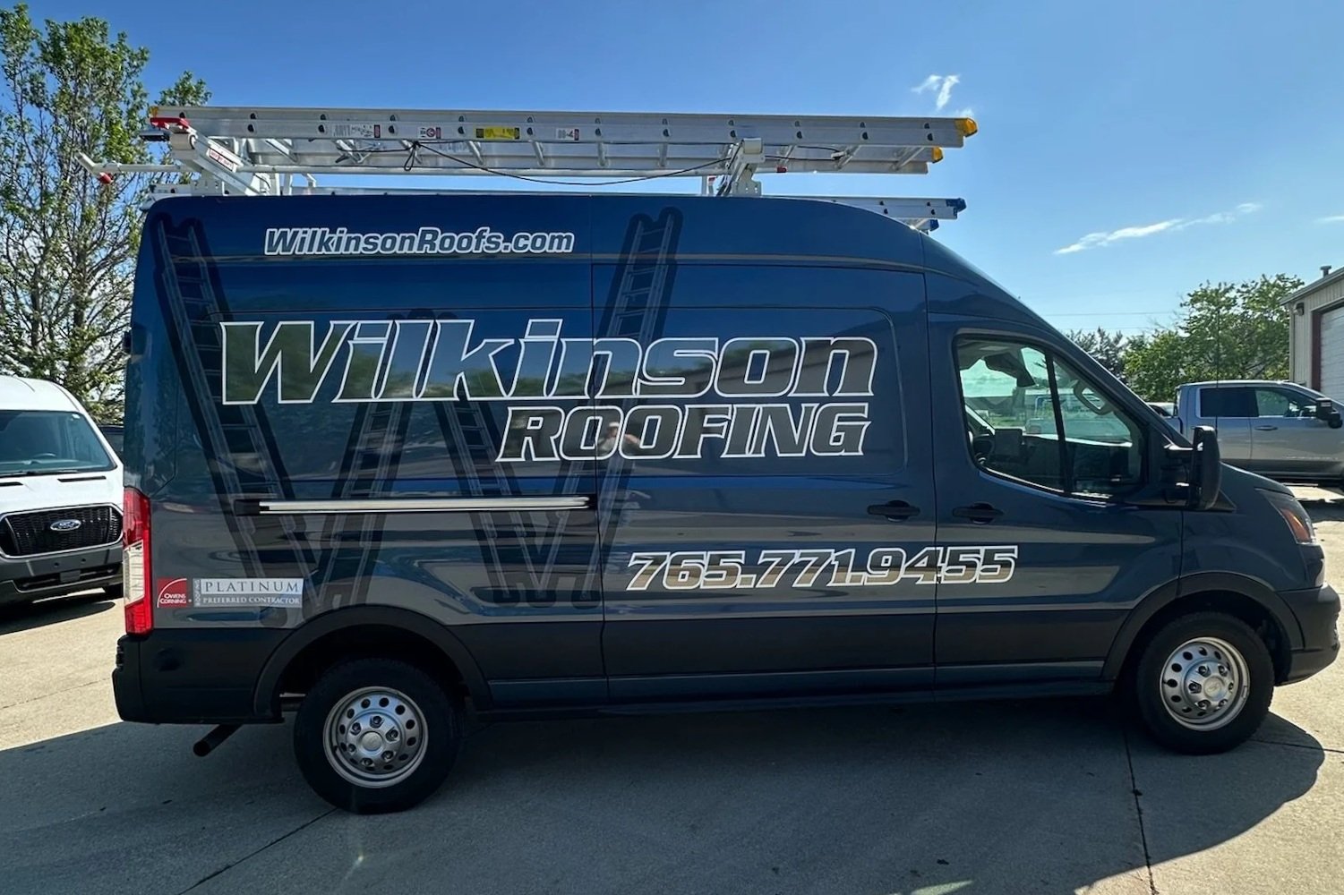 Wilkinson Roofing Spot Graphics Wrap