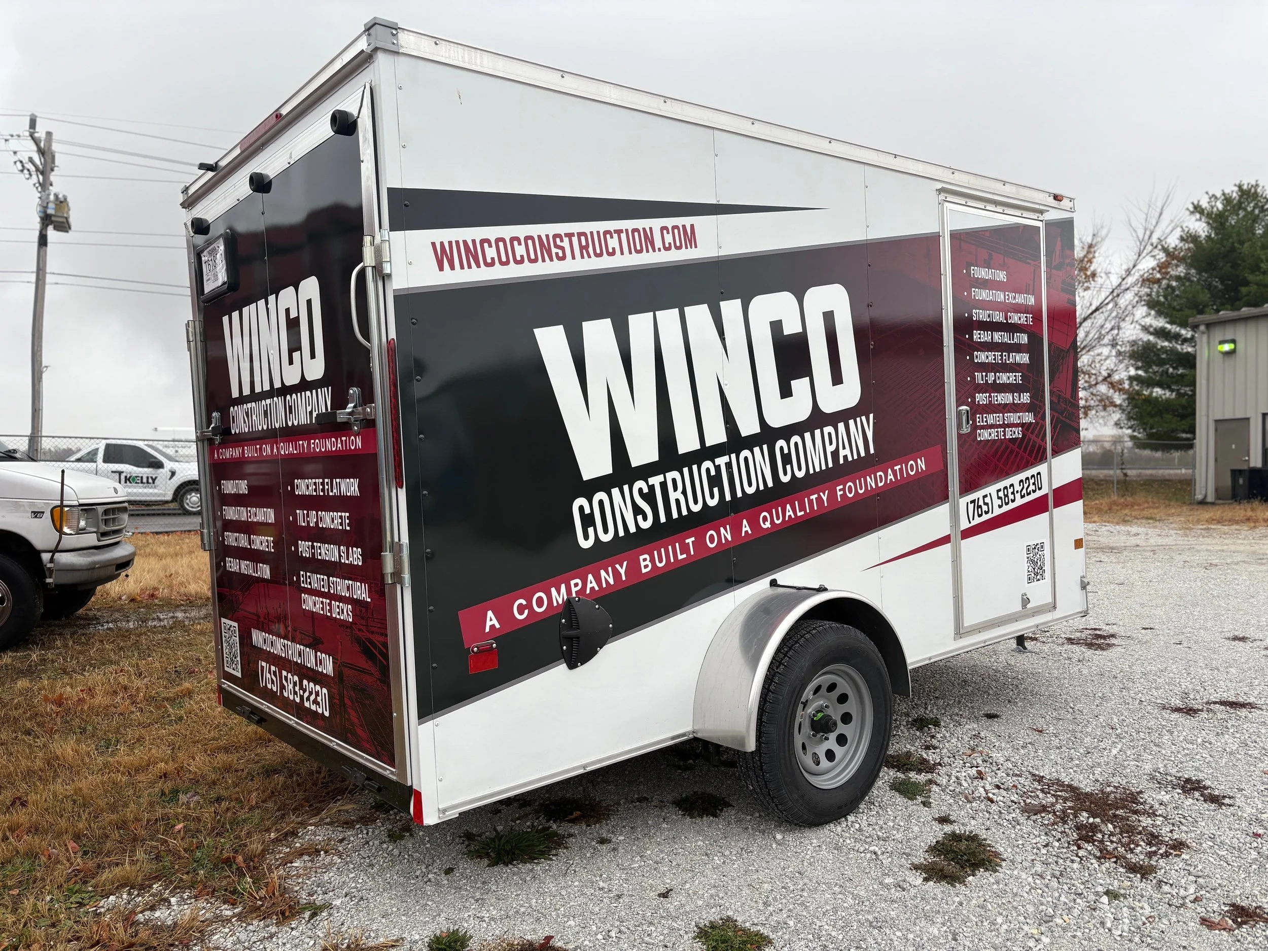 Winco Partial Trailer Wrap