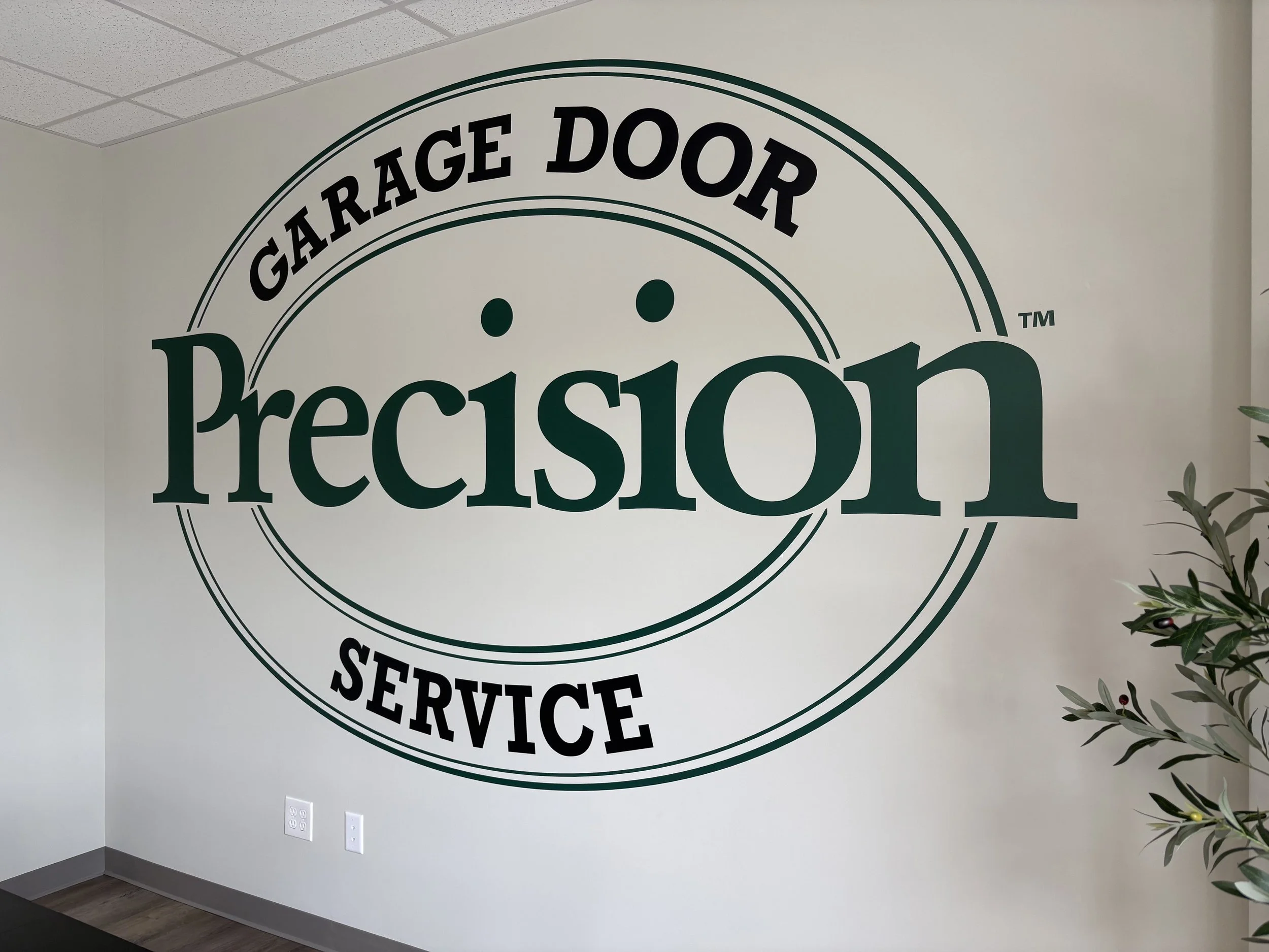 Logo on Wall Vinyl