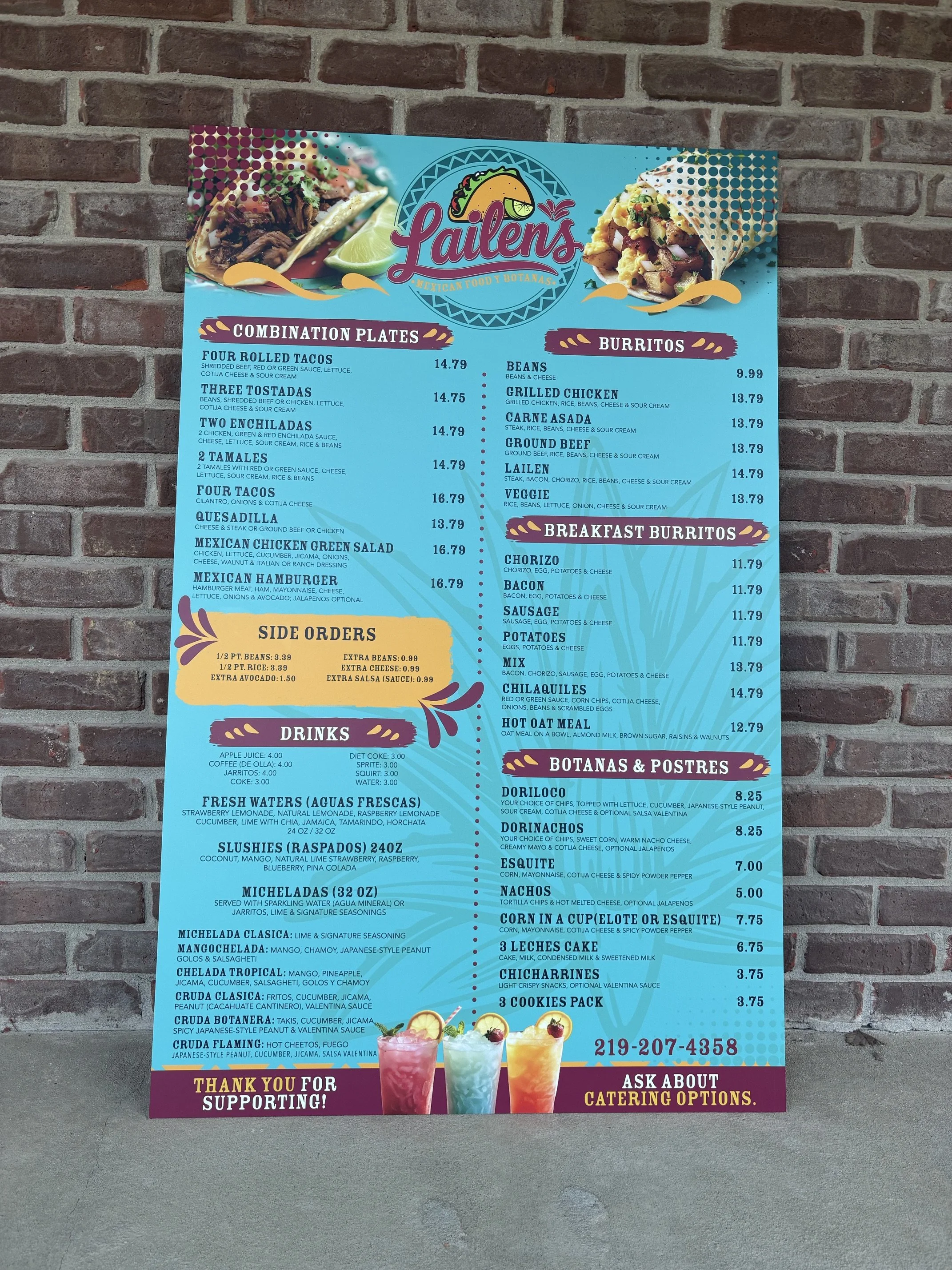 Menu on ACM