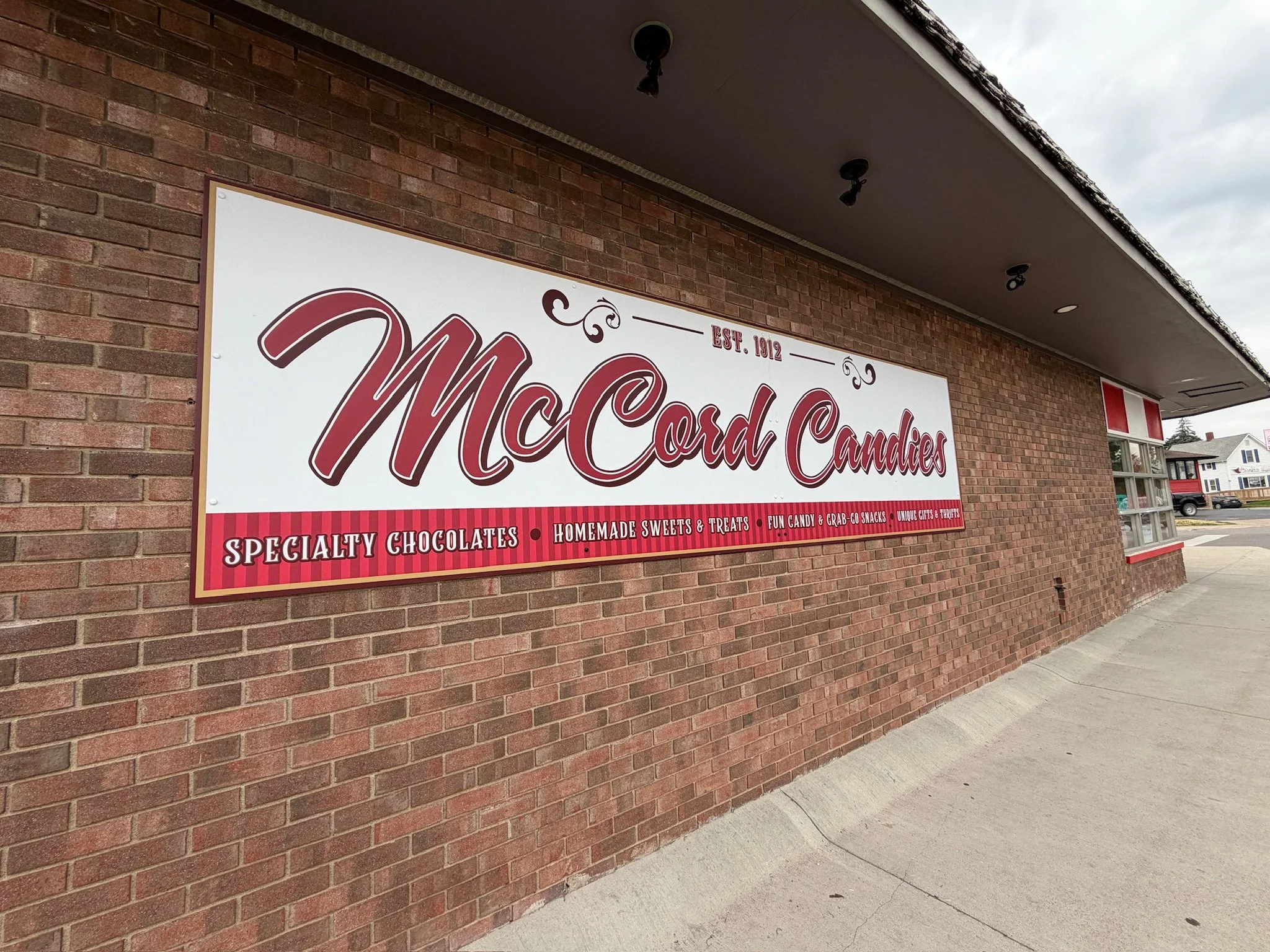 McCords Candies Storefront Sign ACM