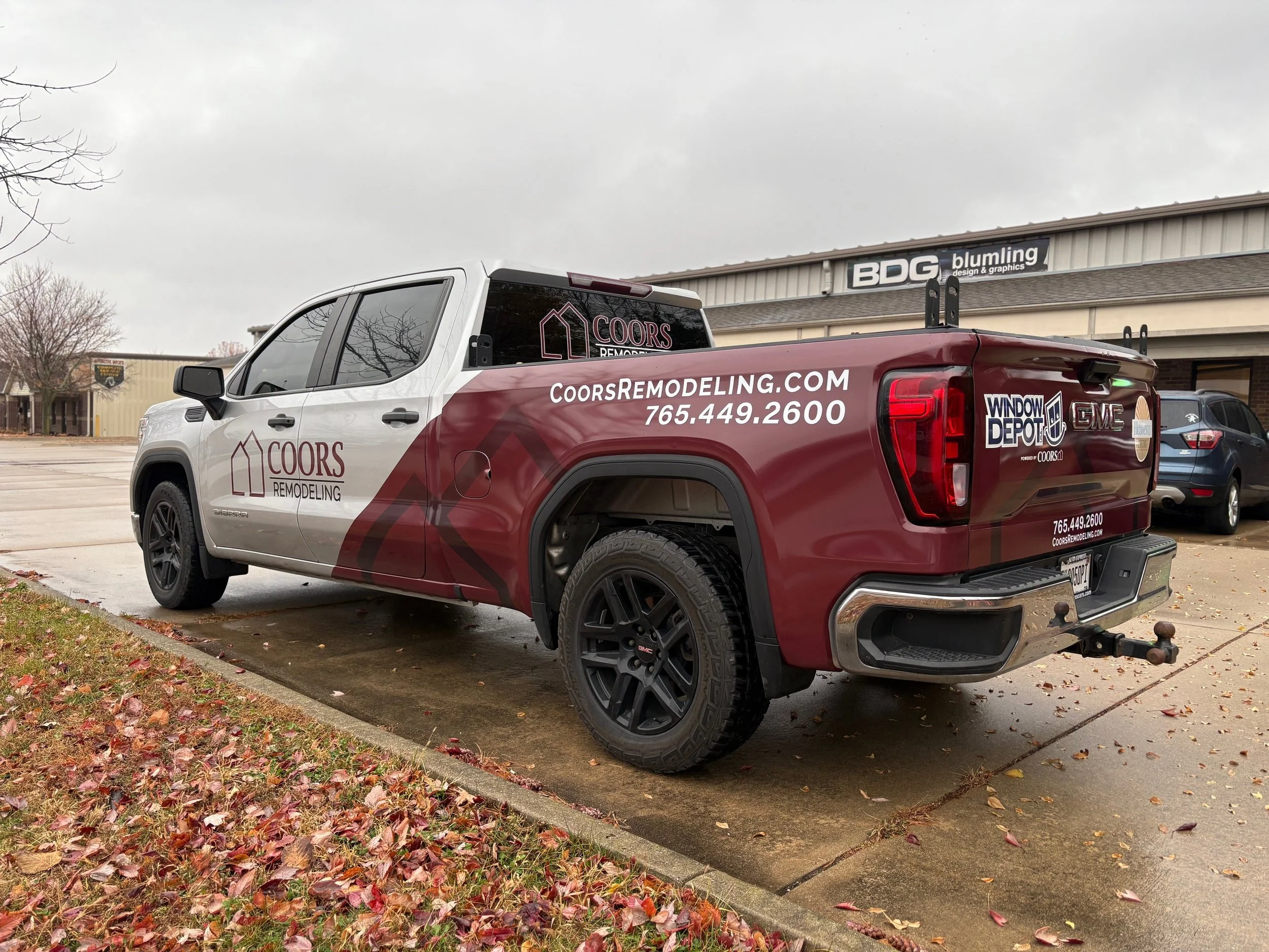 Coors Partial Truck Wrap