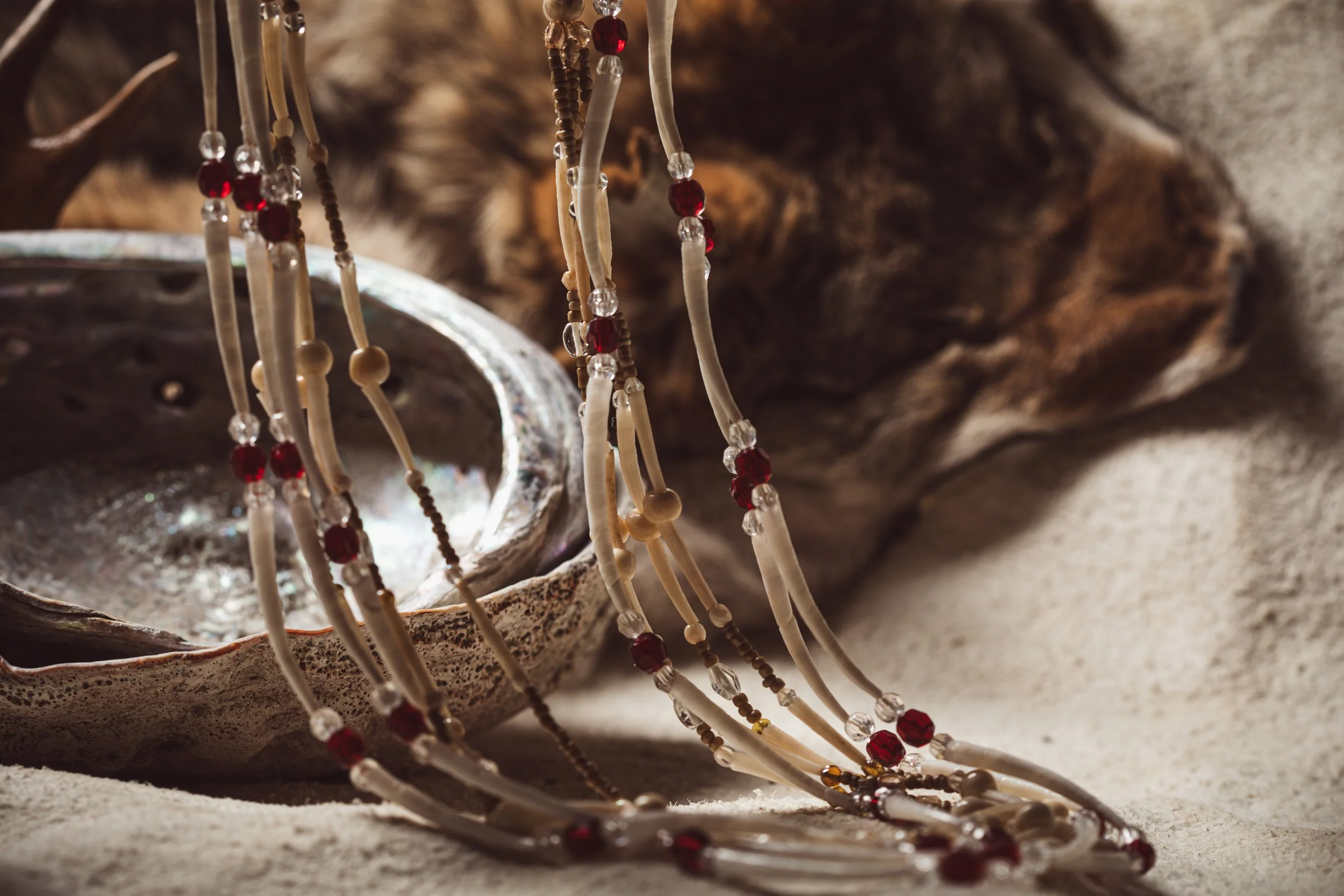 native bead necklace