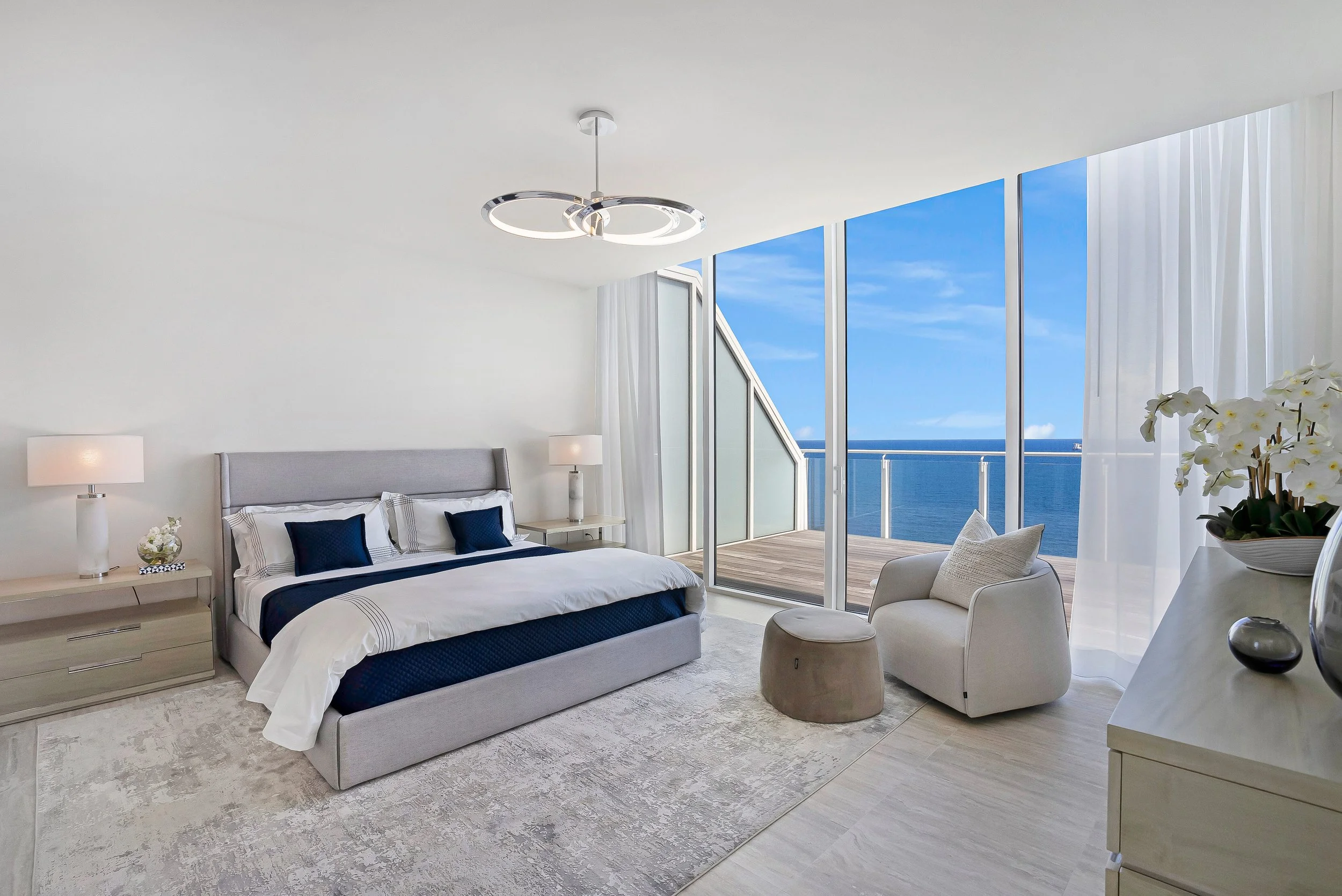 Oceanfront condo listing photo