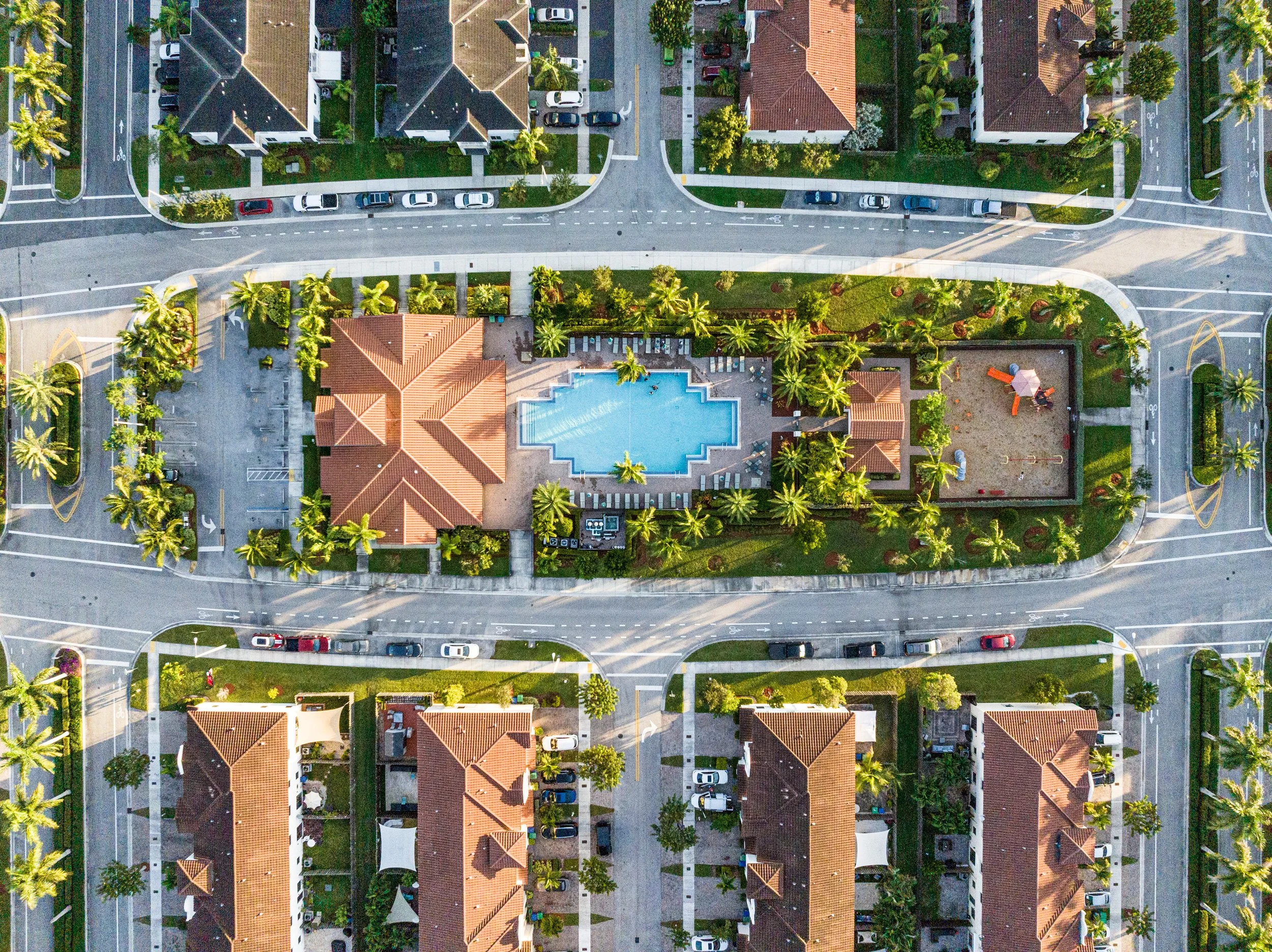 Miami Residential Community Drone Photography