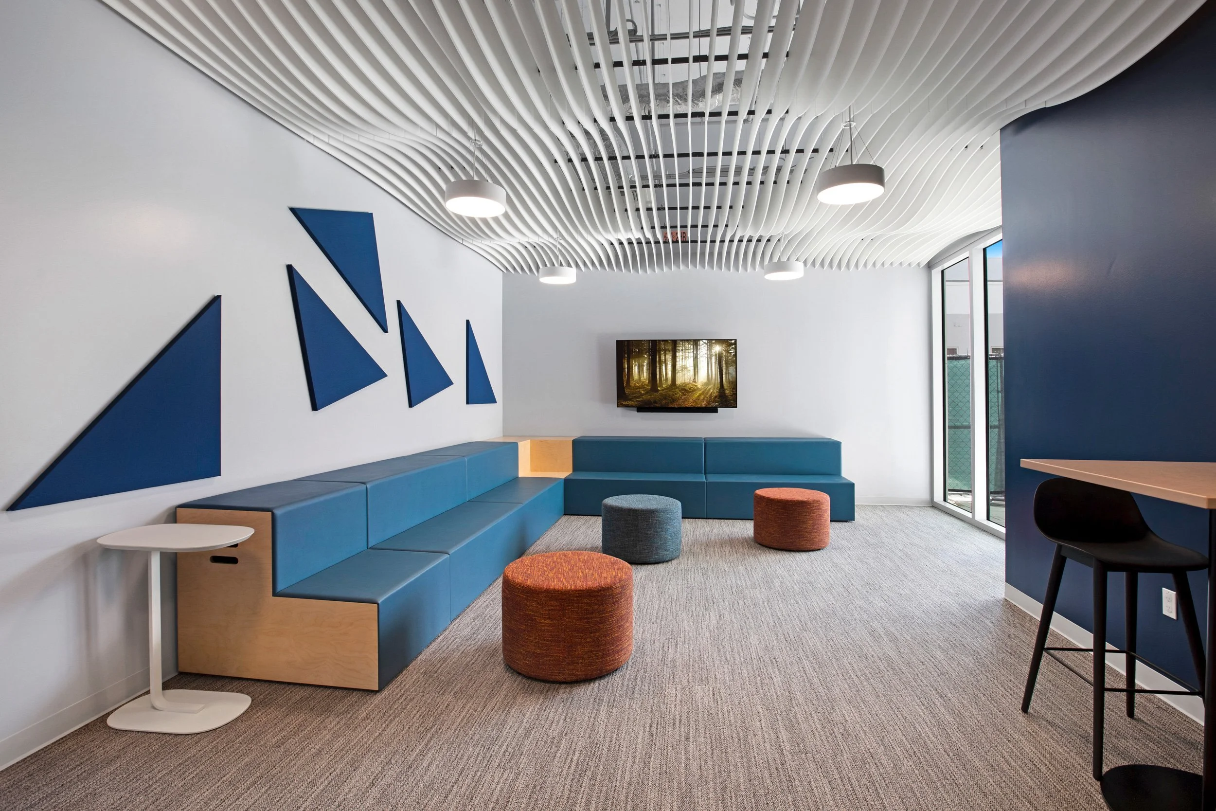 Modern Interior at The Hub at Beth Am | Miami Architectural Photography