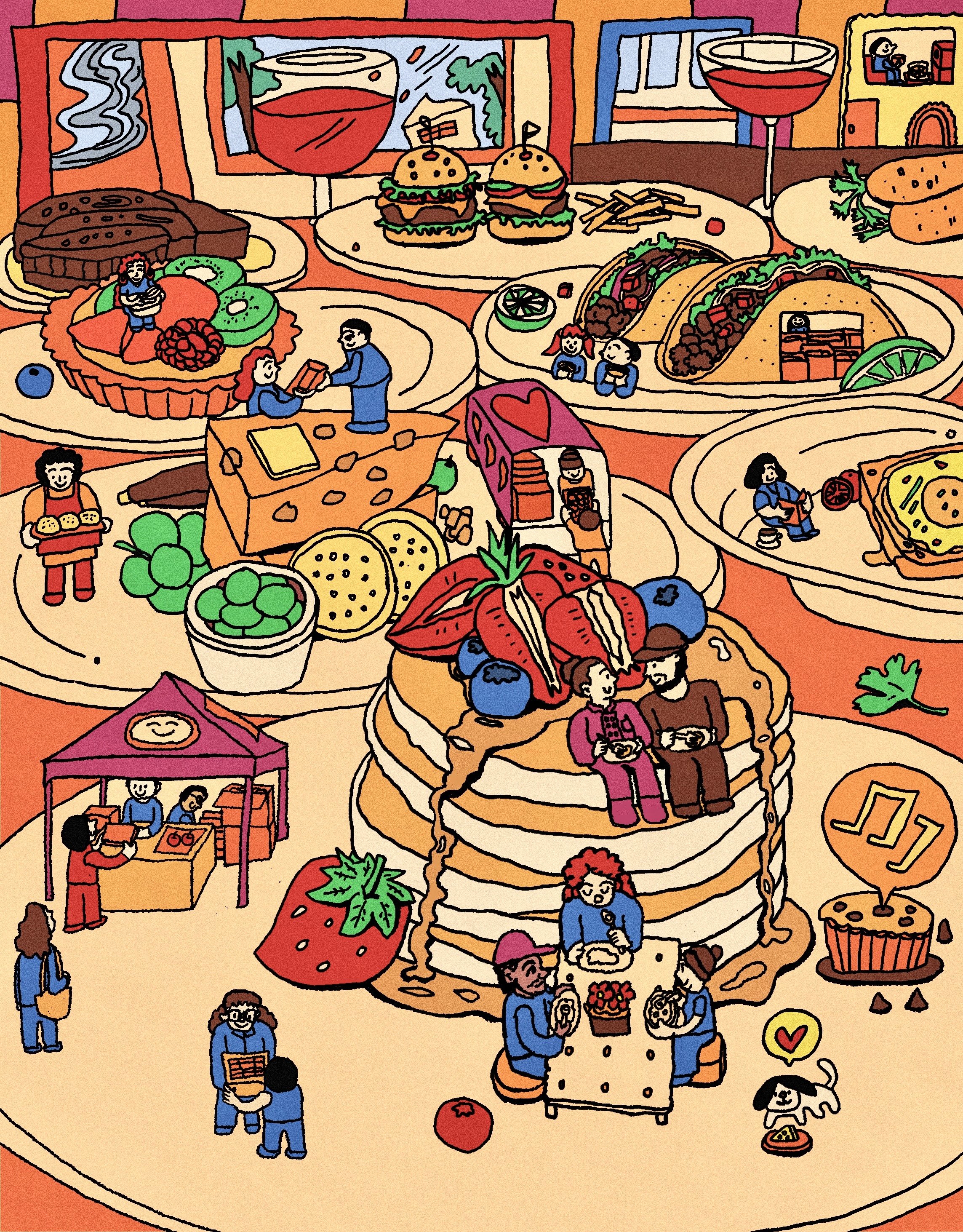 Kitchen Table Magazine - Editorial Illustration