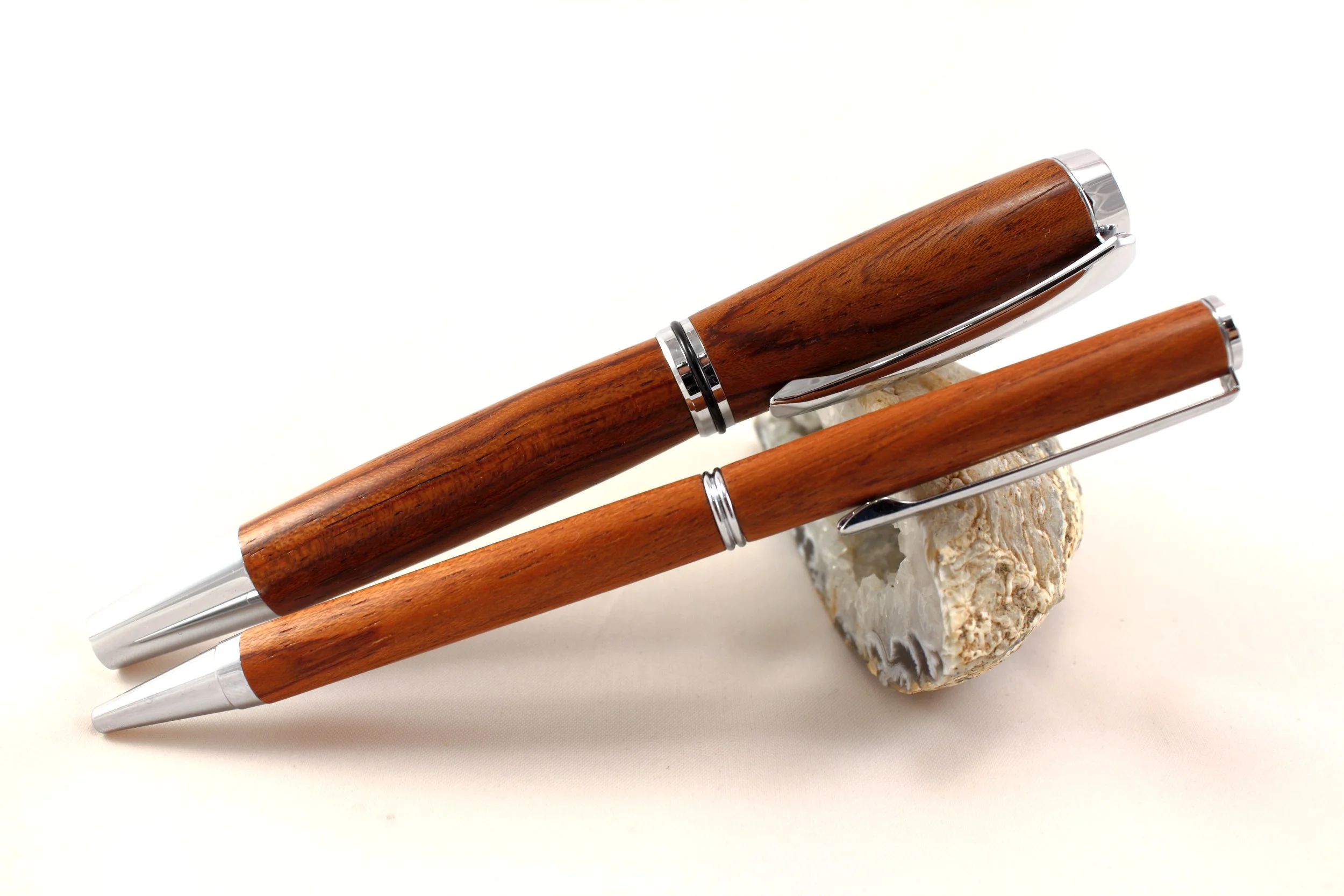 Set Füller und Kugelschreiber aus Bubinga