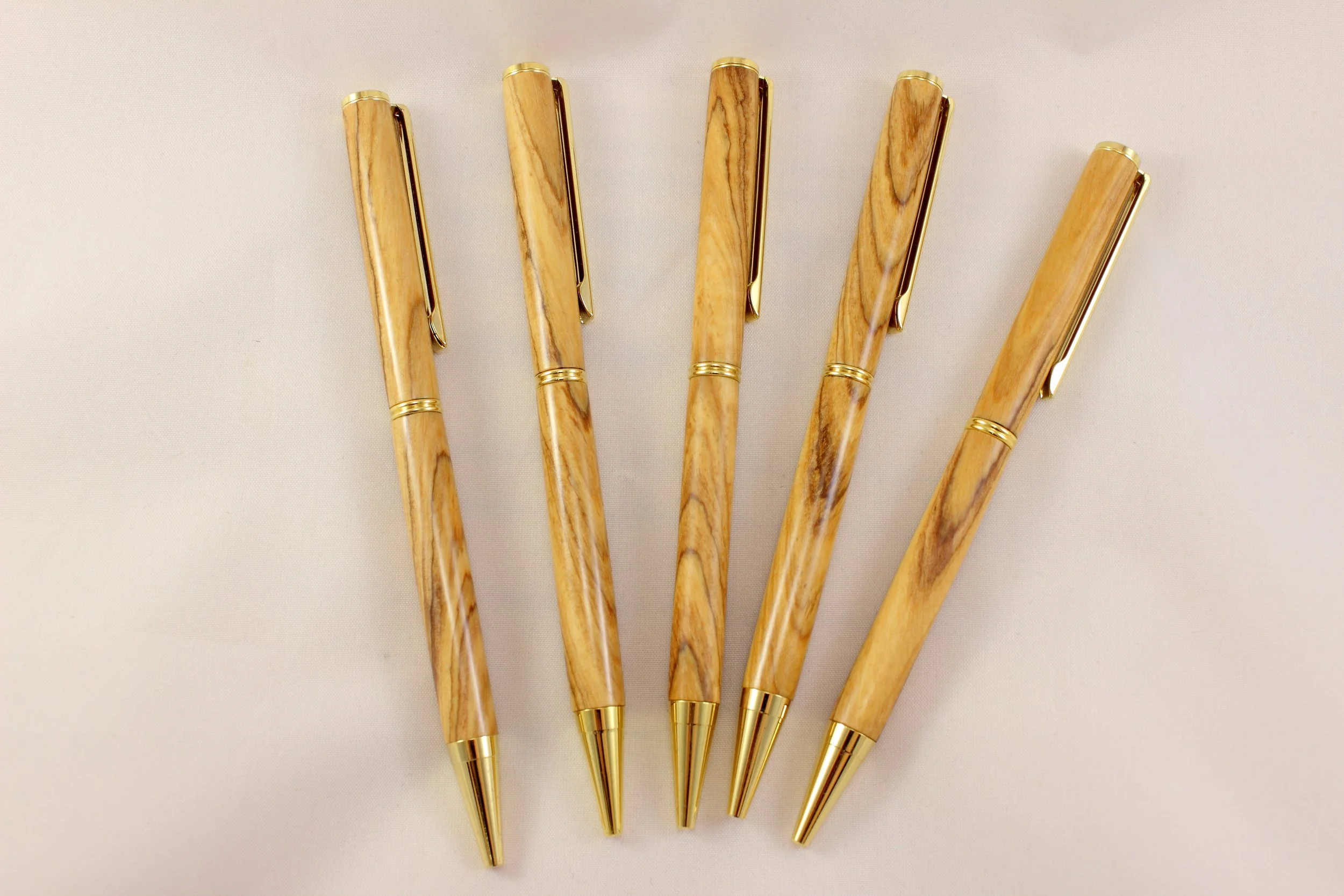 Drehkugelschreiber aus Olivenholz