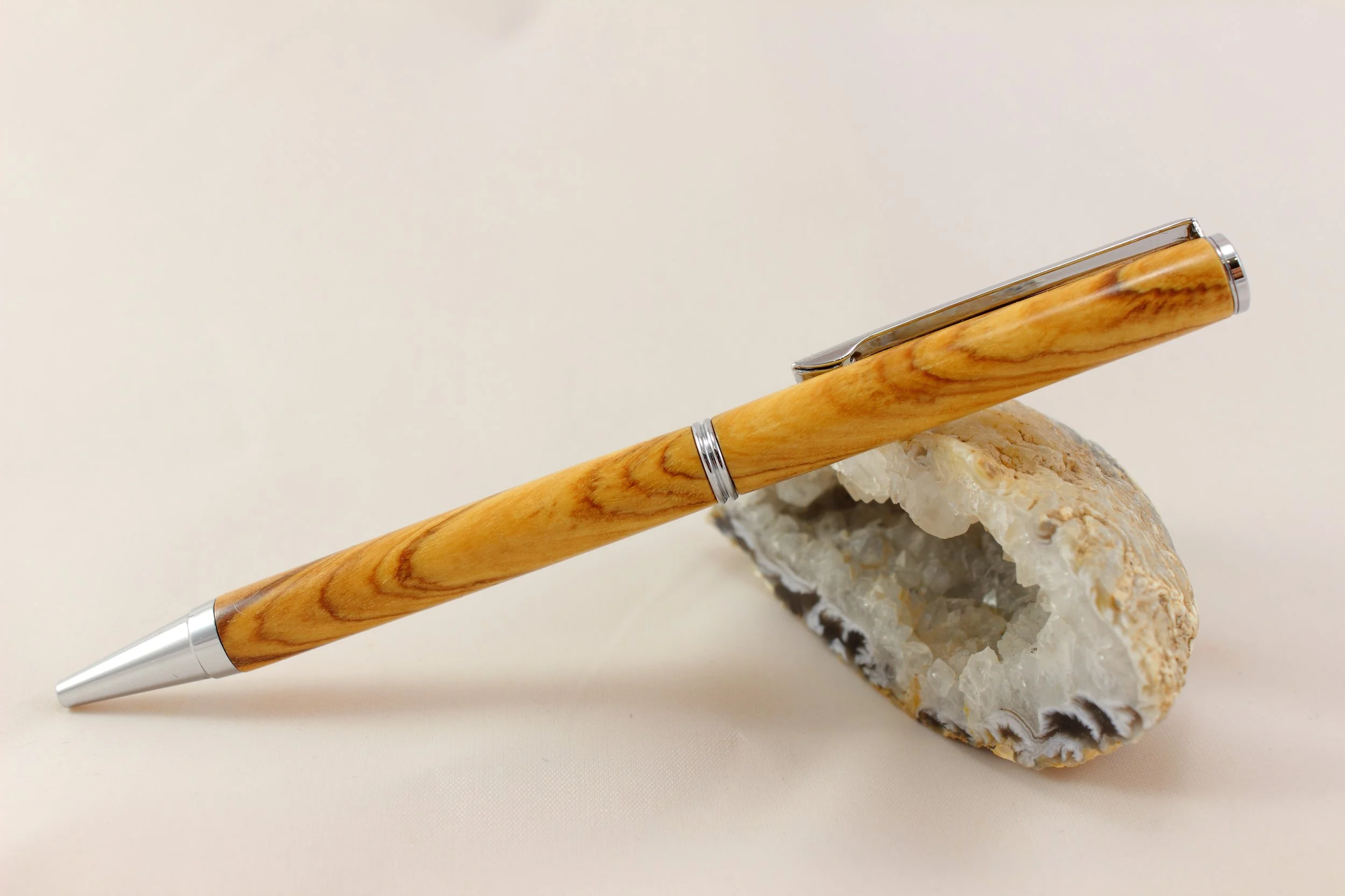 Drehkugelschreiber aus Olivenholz