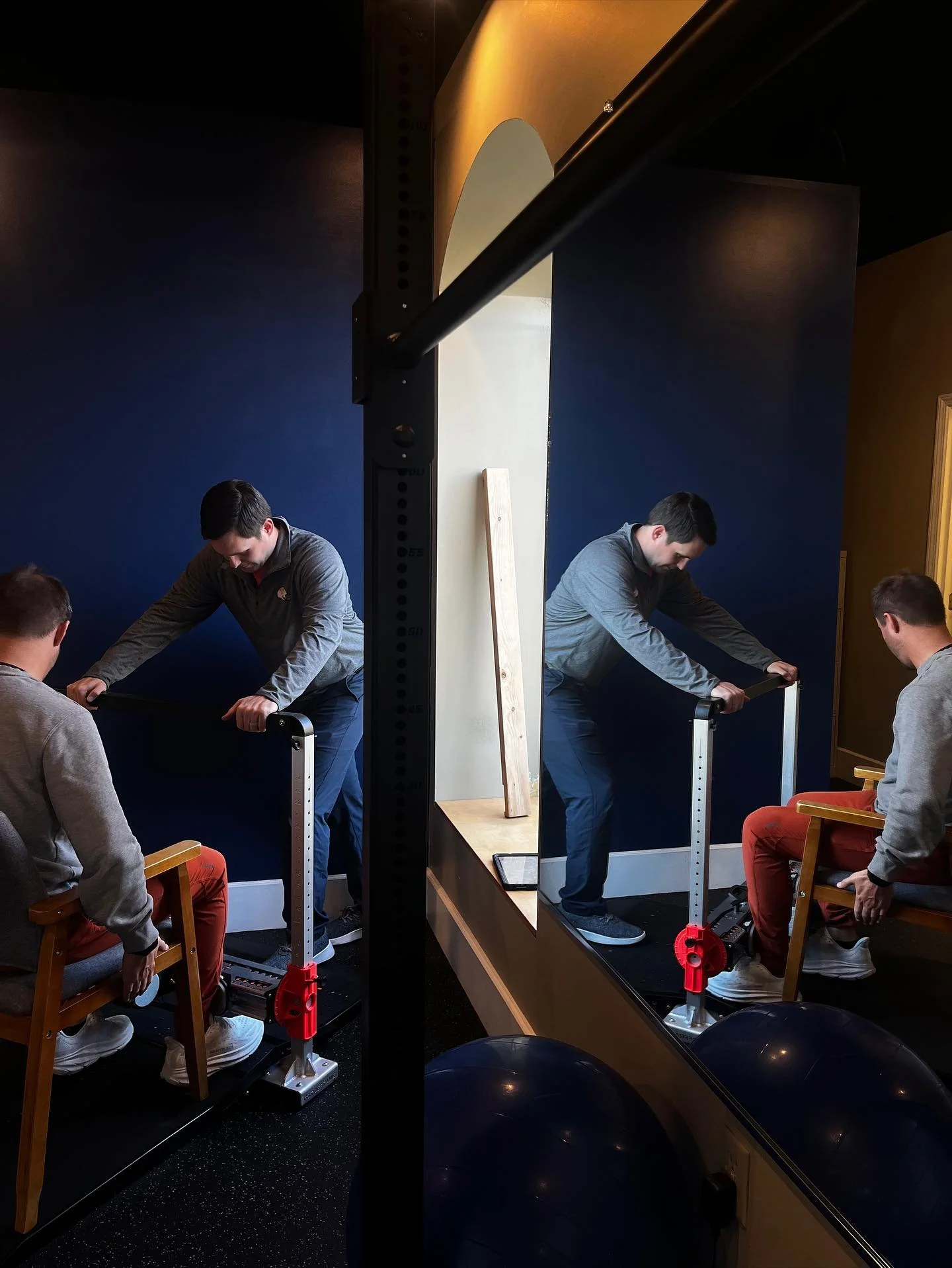 A huge thanks to Justin @vald_performance for coming out and educating our PTs about some of our new VALD technology, including the Force Frame and NordBond. 
At PROMPT, we don&rsquo;t guess. We assess. By using VALD technology, we are able to best u