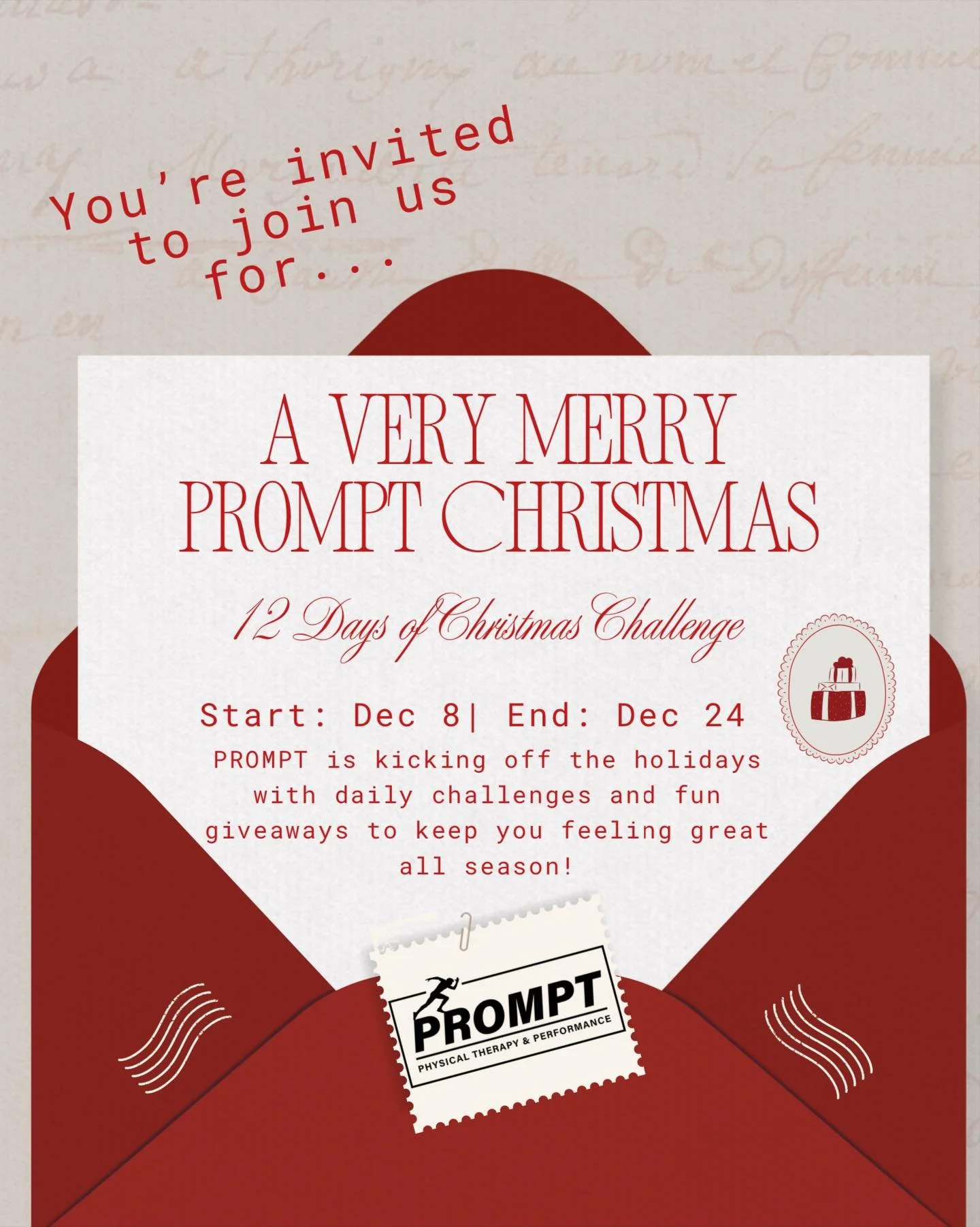 PROMPT is doing something special this year to make the holiday season stronger, more festive, and full of fun surprises along the way! Comment &ldquo;Christmas&rdquo; below to let us know you&rsquo;re in! 🎄
