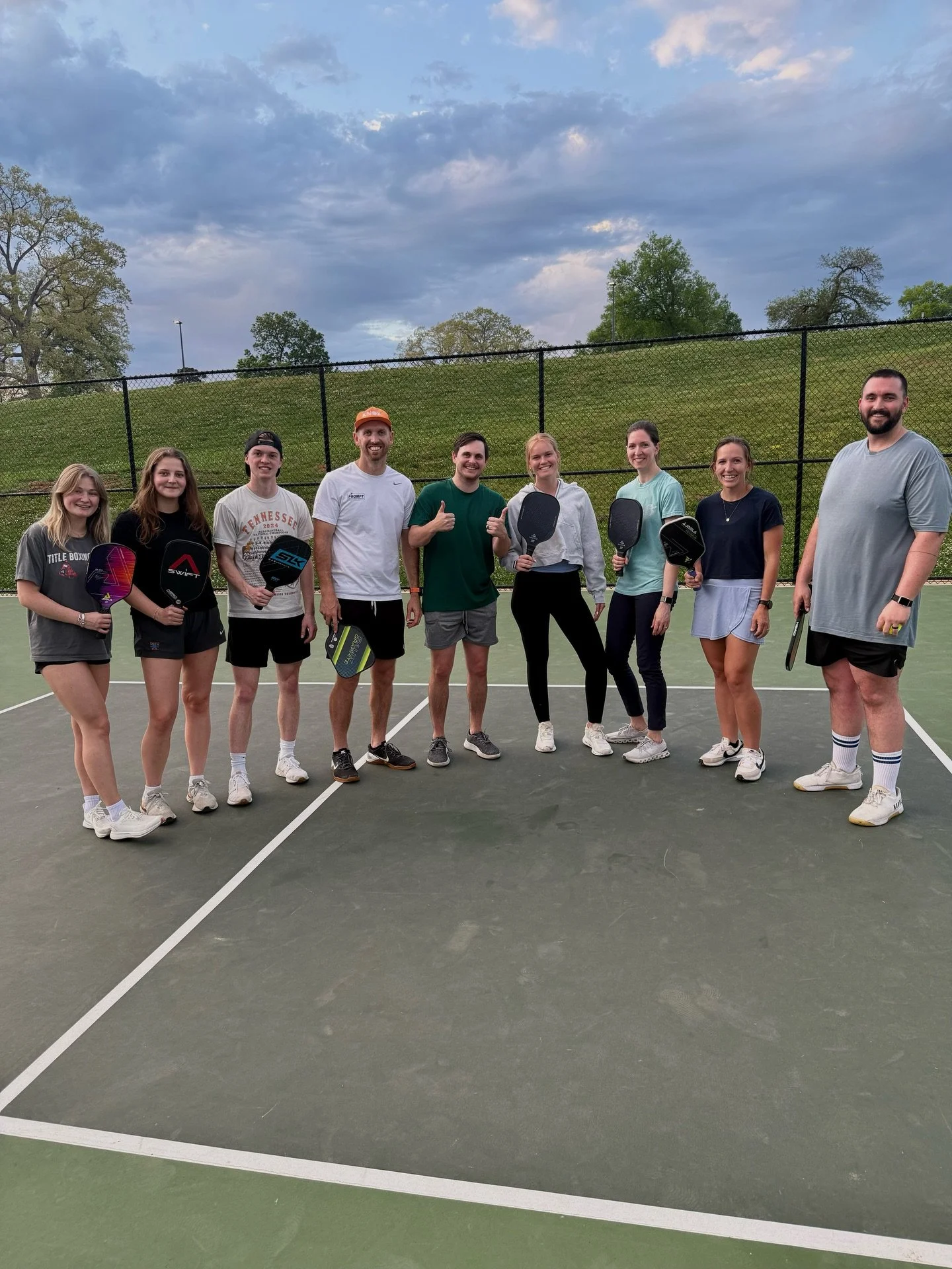 Congrats to our incredible Techs graduating from UT. Celebrated with a team pickleball night.