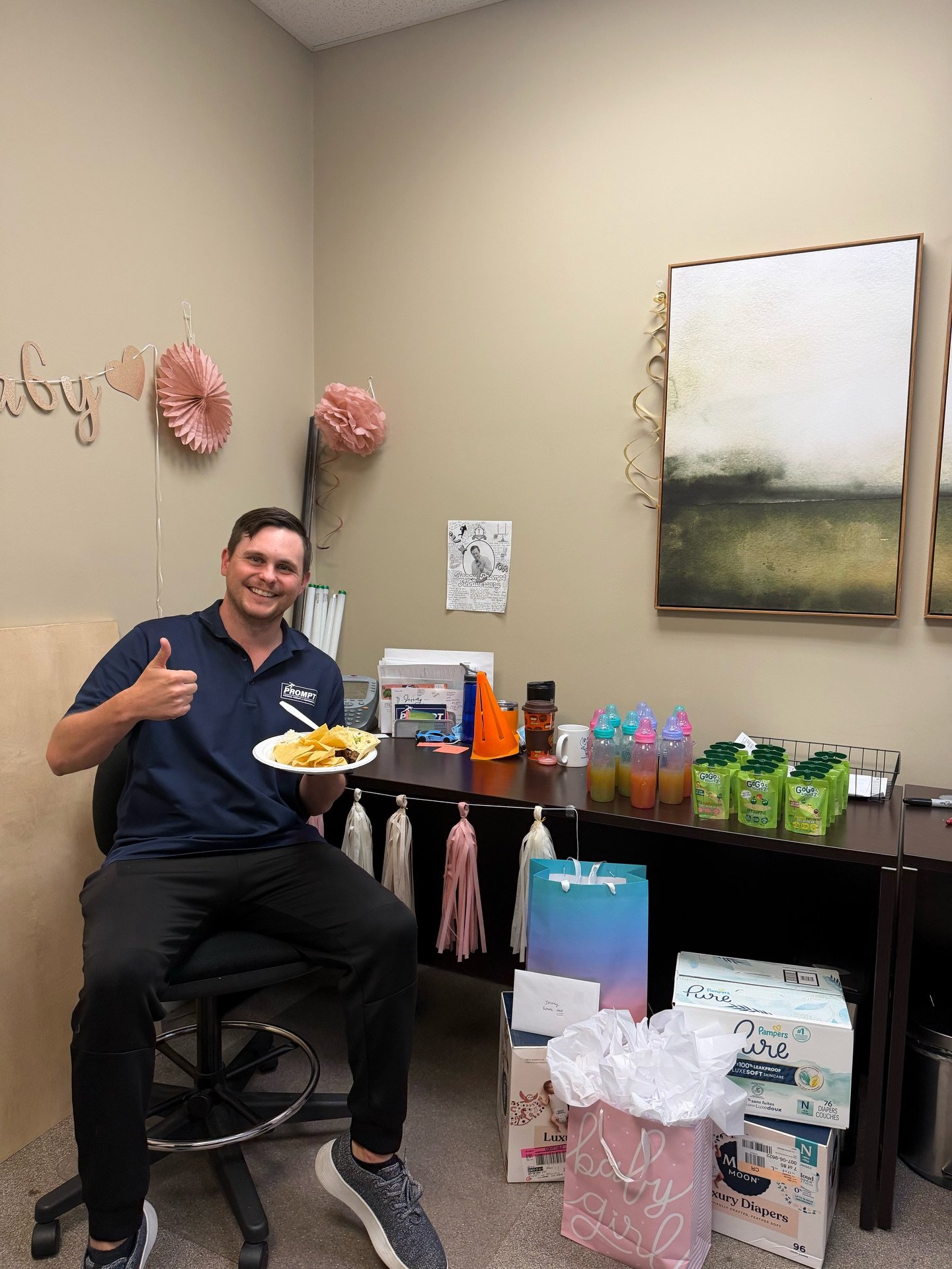 Celebrating one of our favorite PTs, Jeremy, as he gets ready to embark on the incredible journey of fatherhood! We&rsquo;re so excited for you and all the beautiful moments ahead!