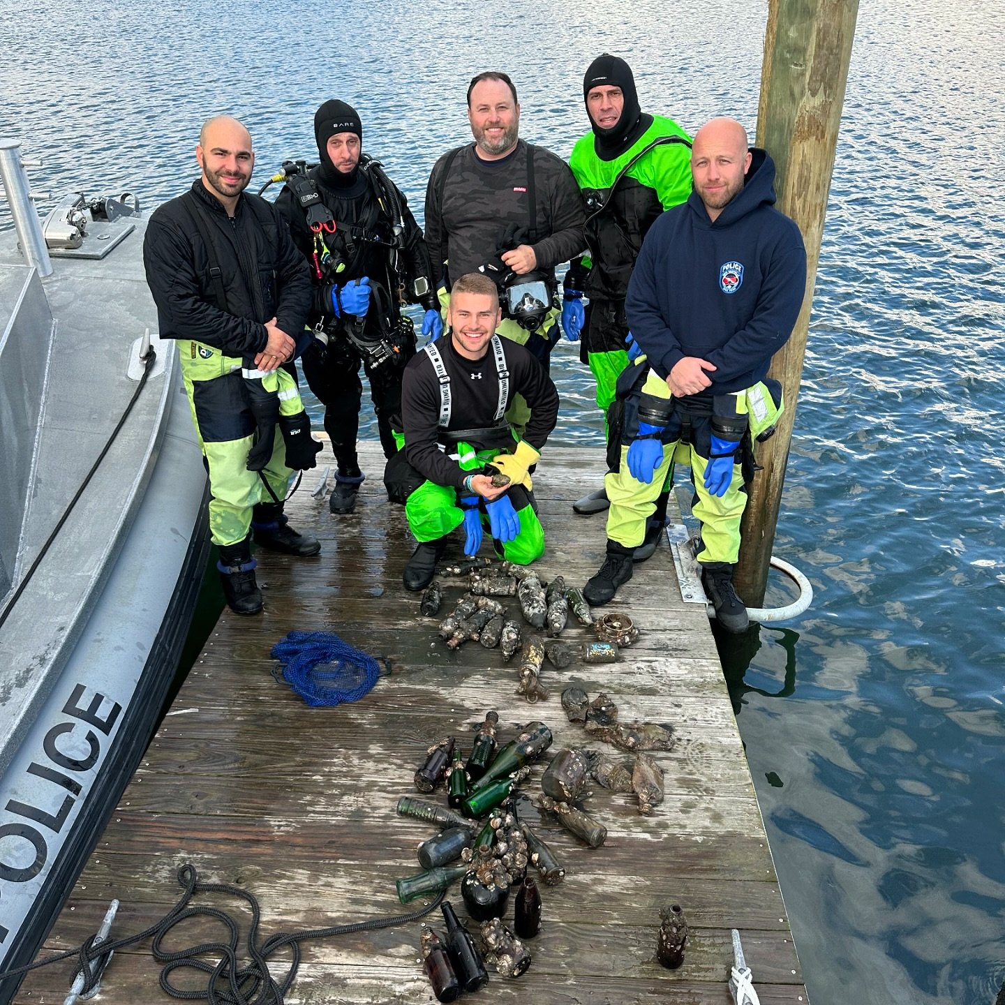Today, our dive team showed true professionalism and commitment by braving 50-degree waters in Echo Bay for cold-water search and recovery training. While honing their skills for critical recovery operations, they also took the opportunity to clean u
