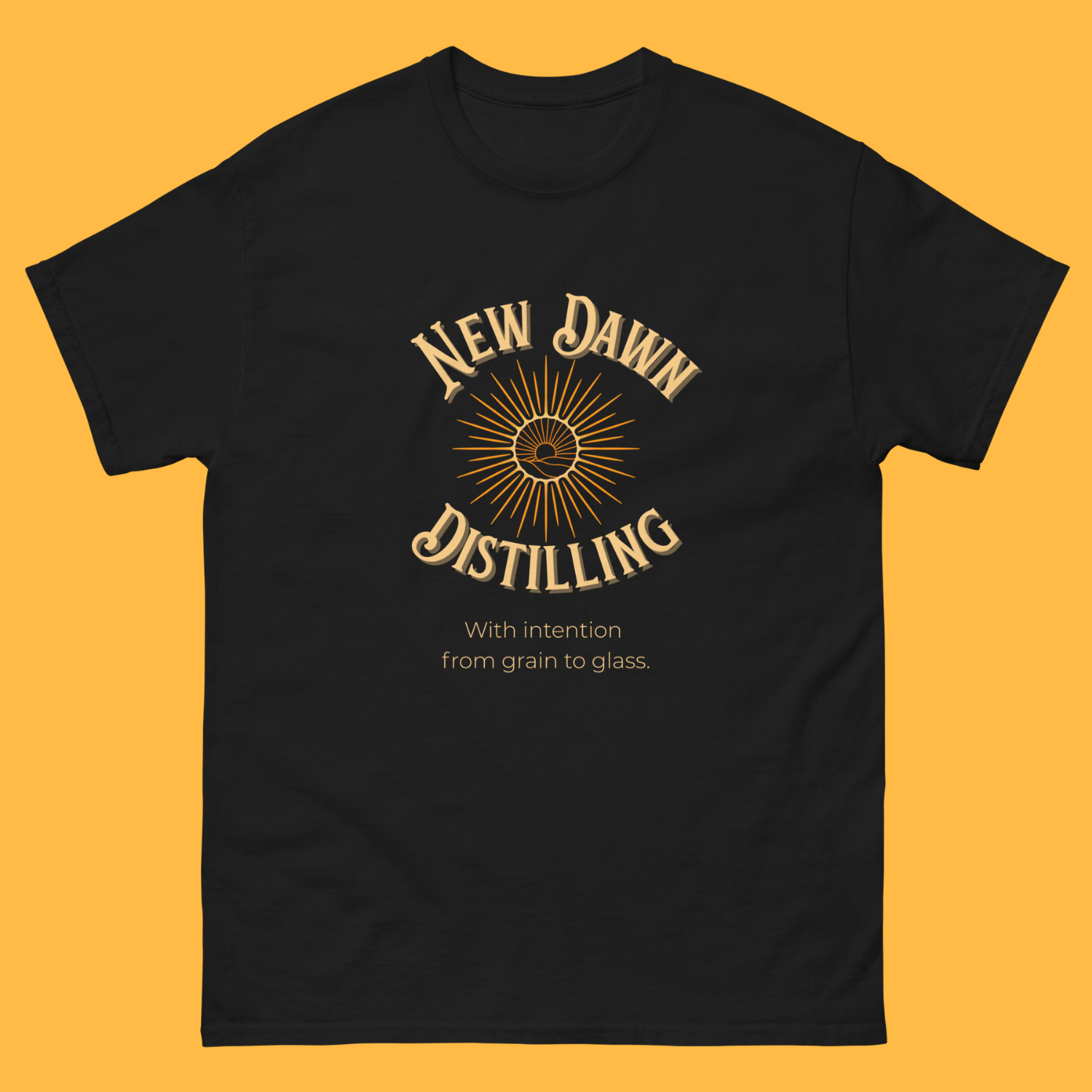 New Dawn Logo T-shirt Black