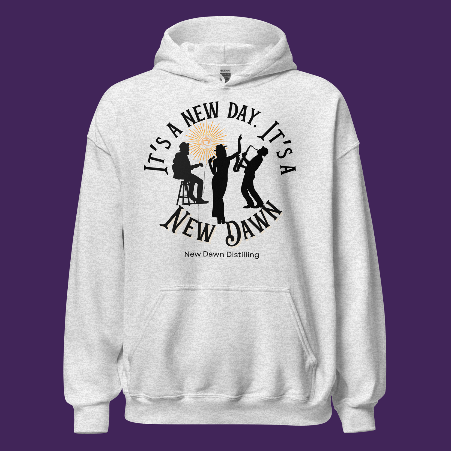 New Dawn "It's a New Day" Jazz Sweatshirt, Grey