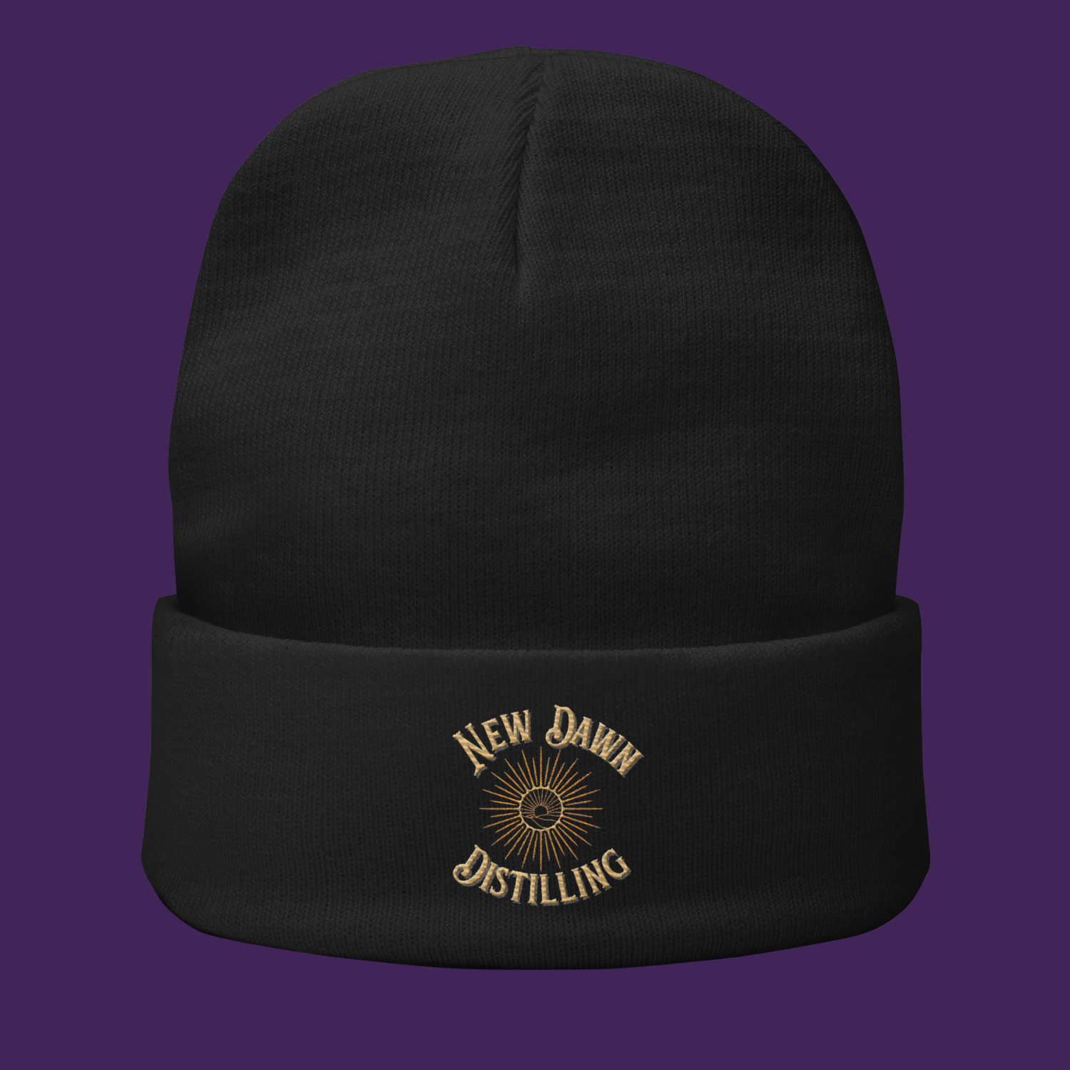 New Dawn Logo Beanie Black