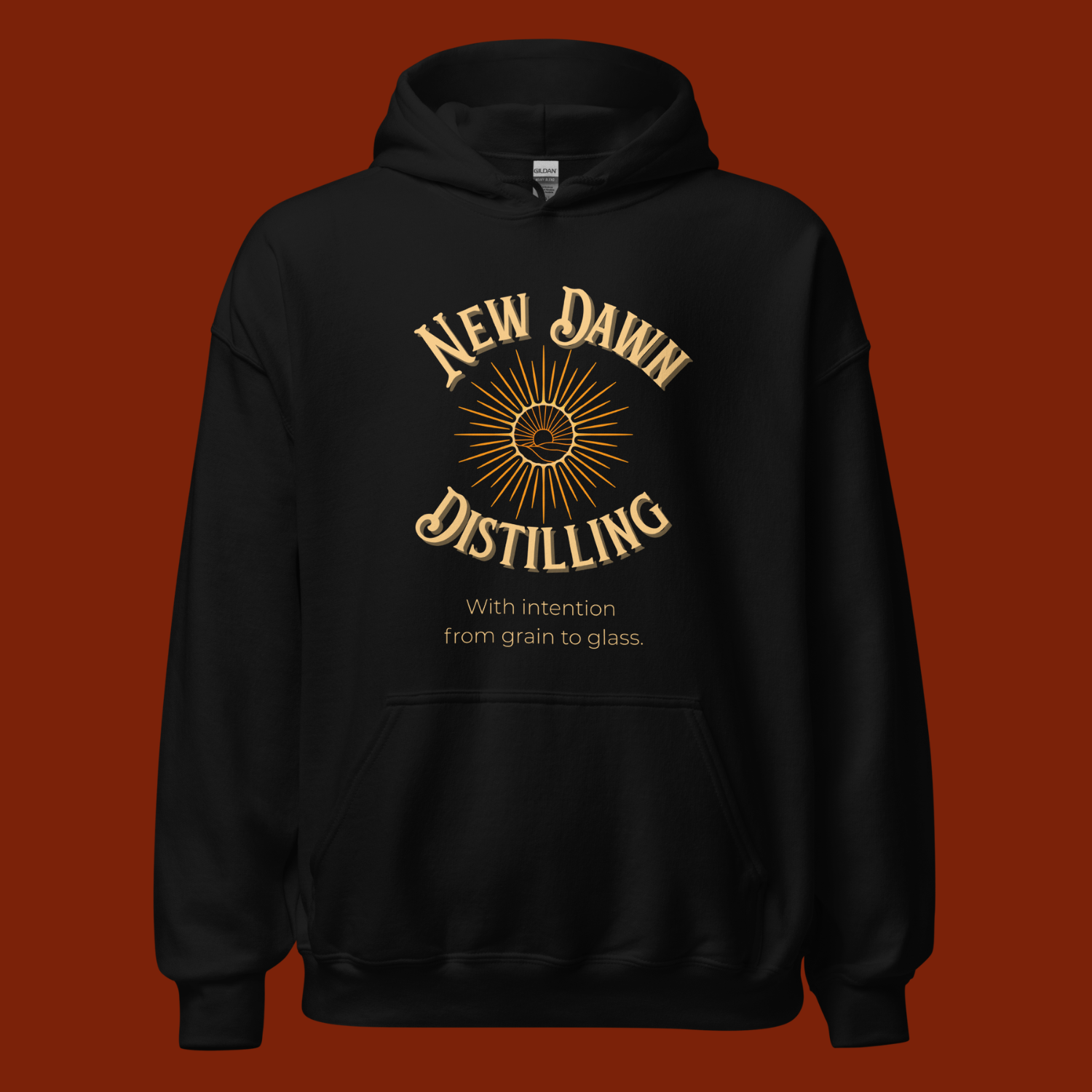 New Dawn Logo Sweatshirt Black