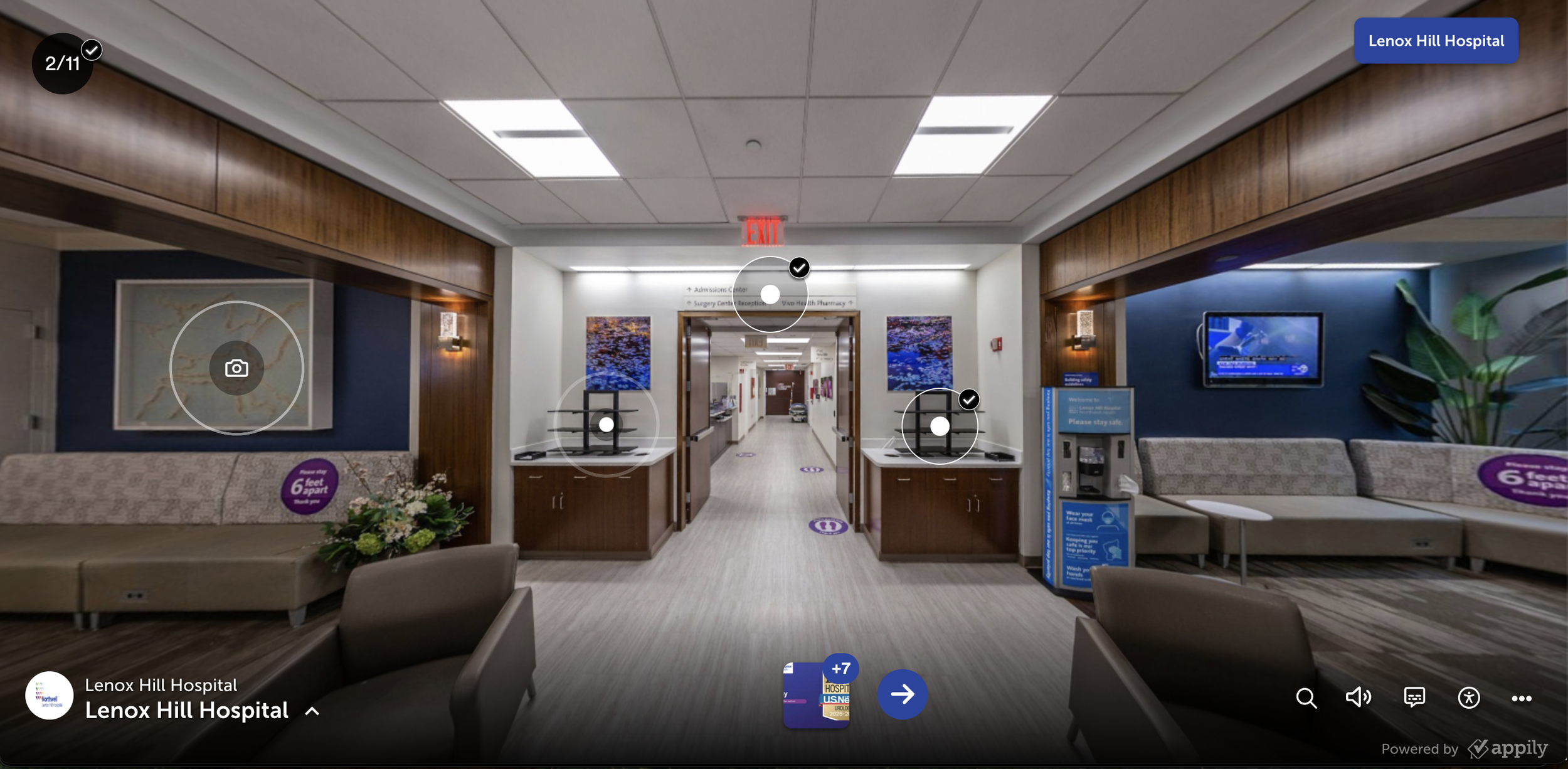 I worked on a variety of projects for Lenox Hill Hospital, including drafting doctor and other staff bios and developing and writing the script for the hospital’s virtual tour feature. 