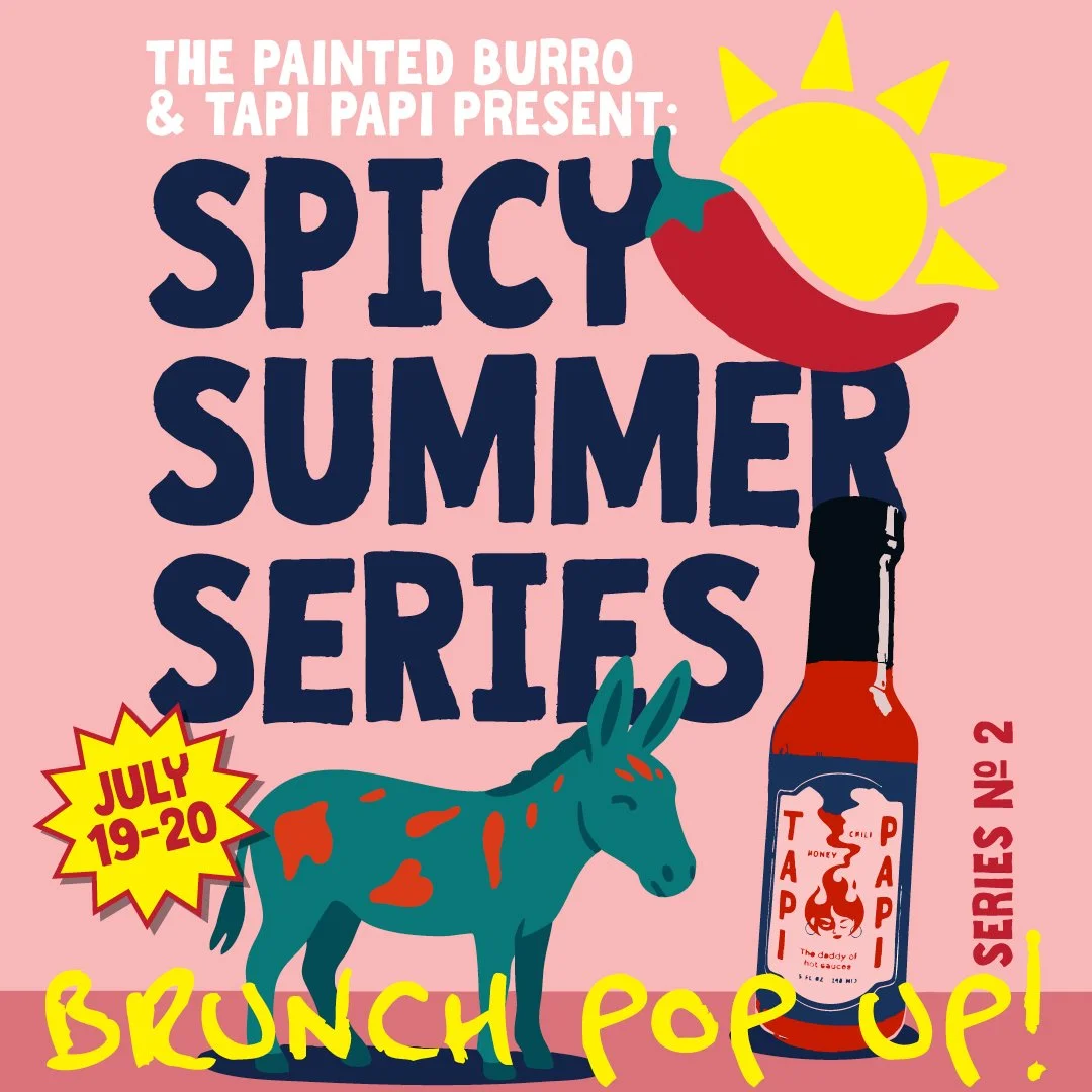 We are popping up @paintedburro in Harvard square for one hell of a delicious brunch! Come check it out Saturday 7/19, and Sunday 7/20. Stay spicy 🌶️

#BrunchVibes #HarvardSquareEats #FoodieFun #WeekendPlans #SpicyDelights #PopUpBrunch #EatLocalBost