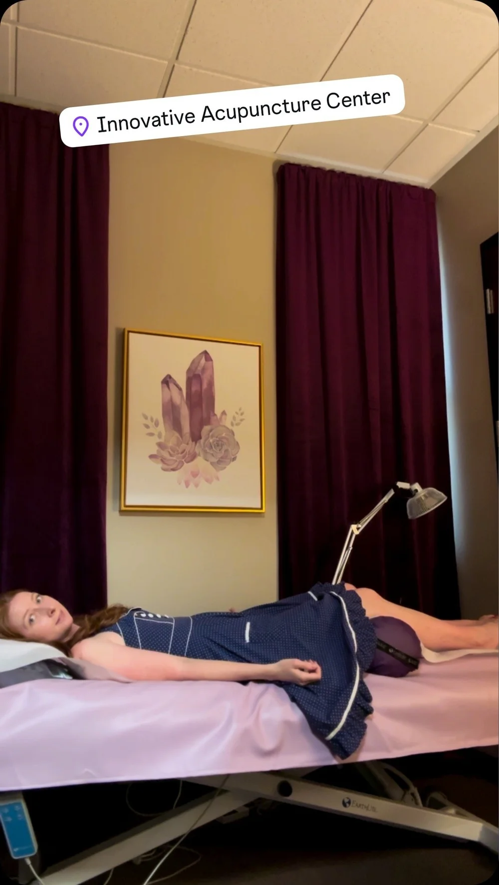 Treatment room at Innovative Acupuncture Center