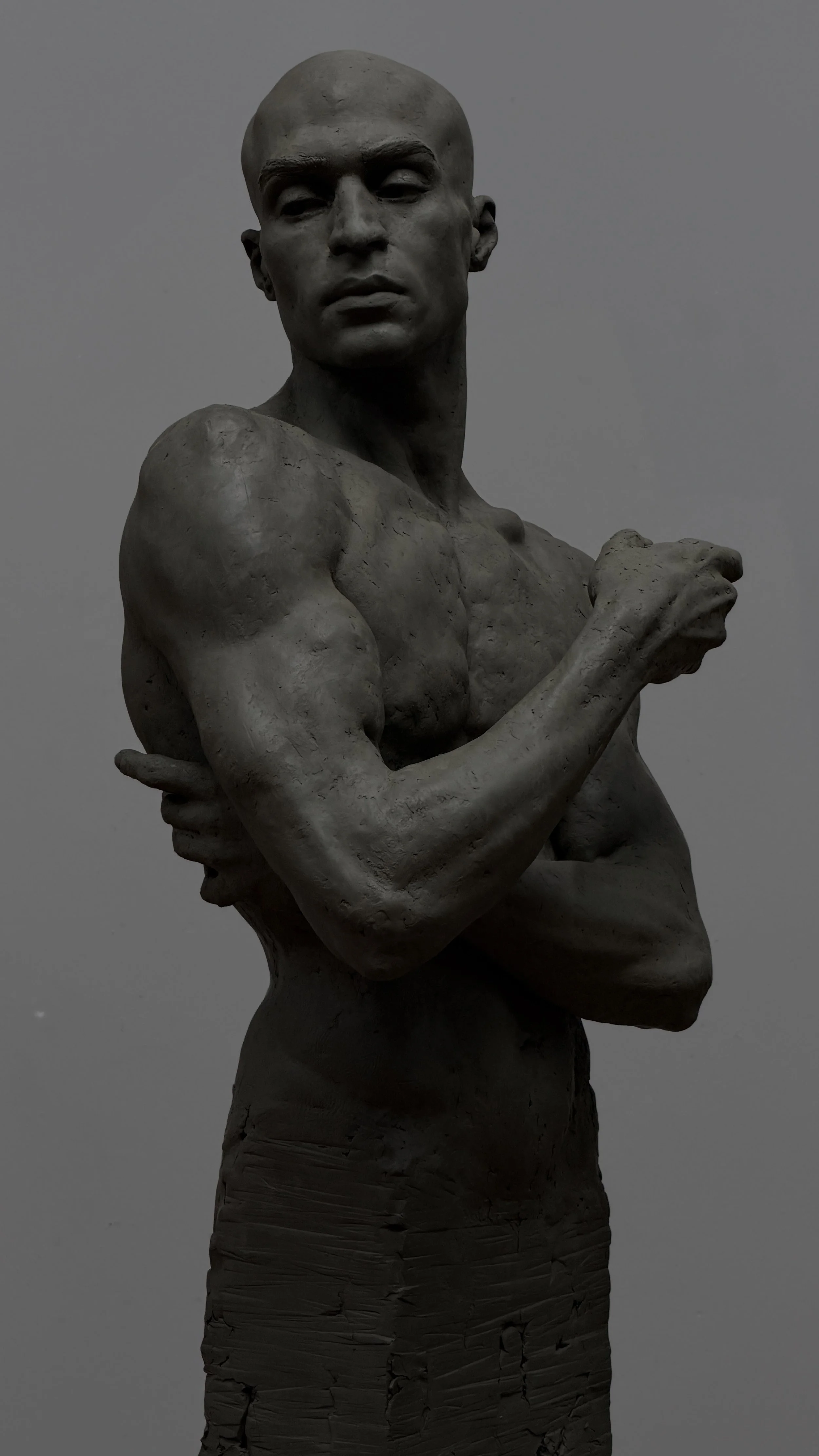 Simone - Life-size portrait with hands study from life