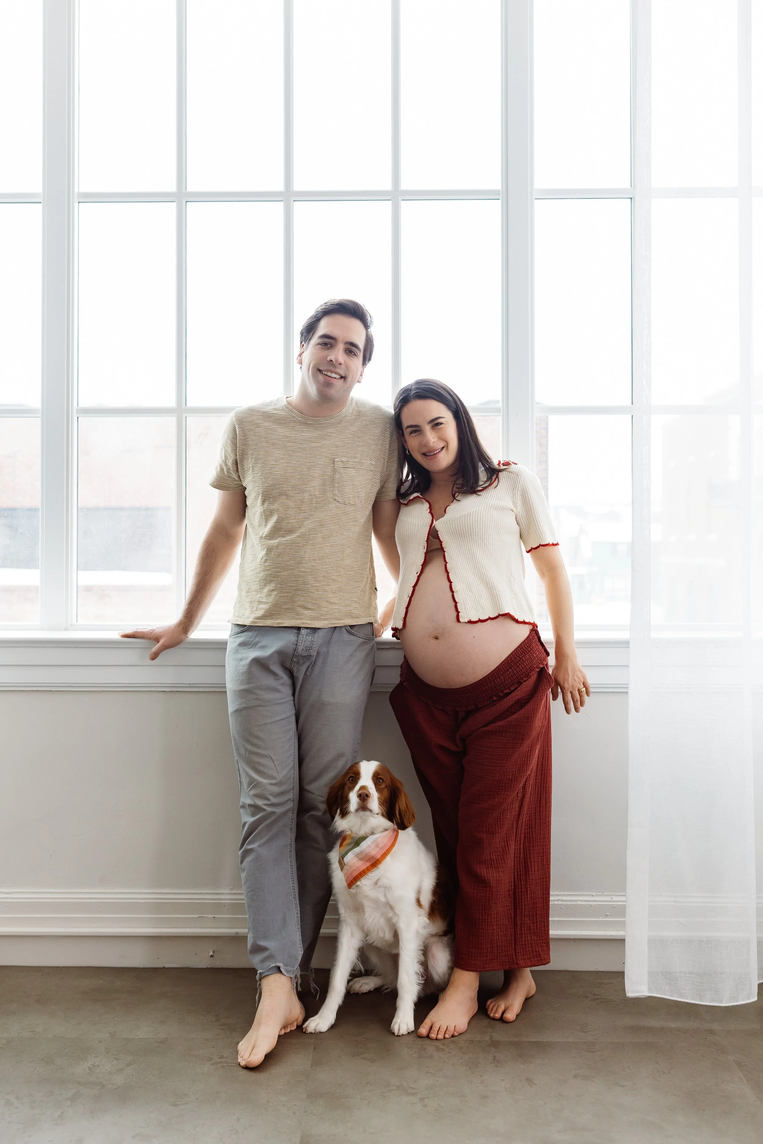 Julie + Troy Maternity Studio Session