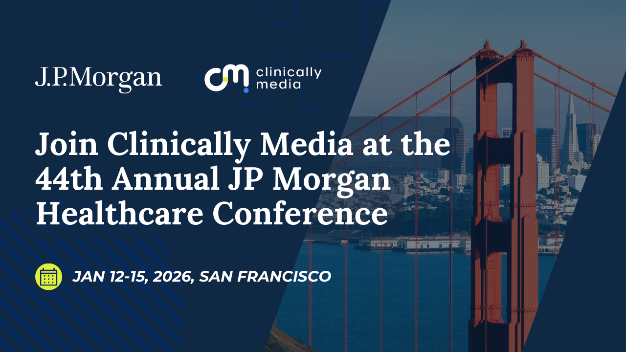 Join Clinically Media at the 44th Annual JP Morgan Healthcare Conference