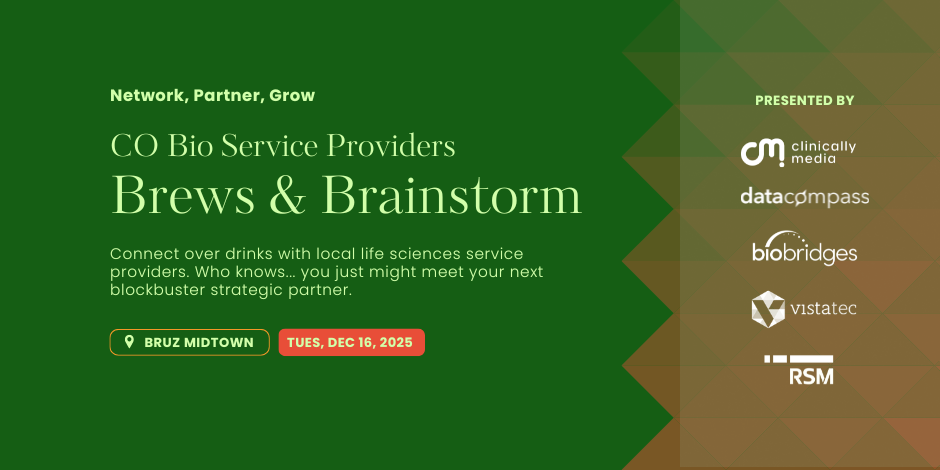 Colorado Event on Dec 16: CO Bio Services Brews &amp; Brainstorm