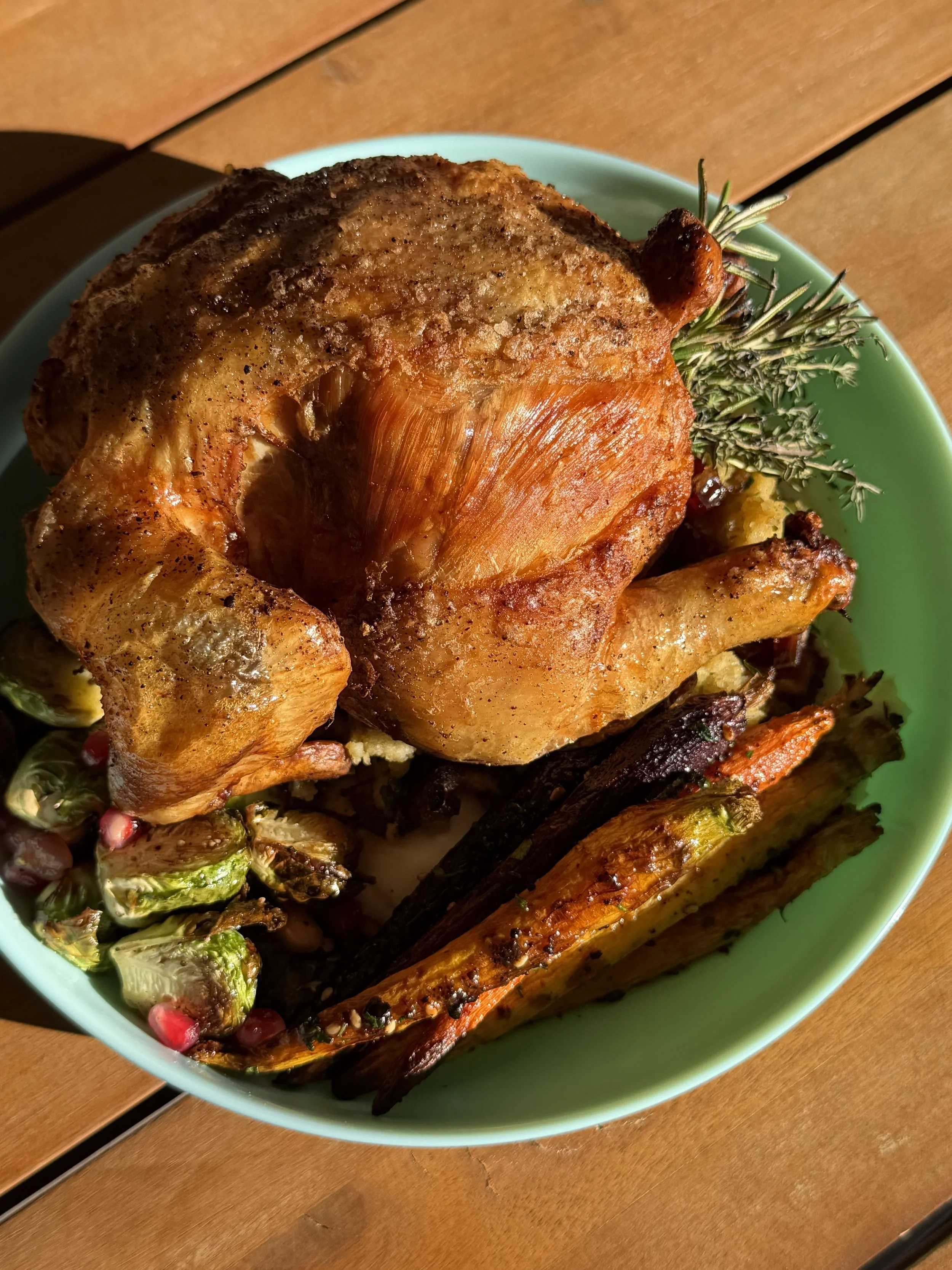 Za'atar & Herb Butter Cornish Hens