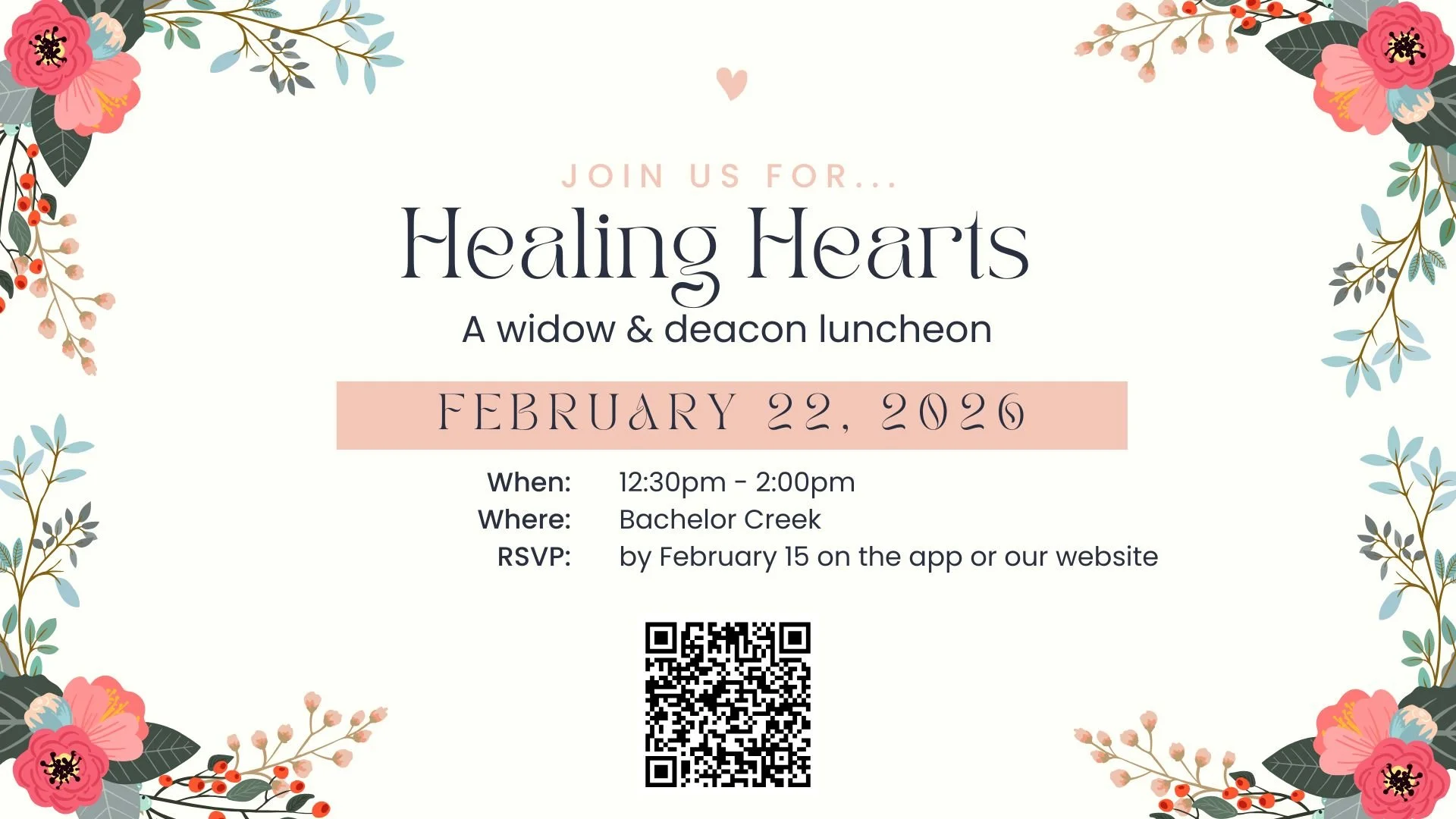Healing Hearts | A Widow & Deacon Luncheon