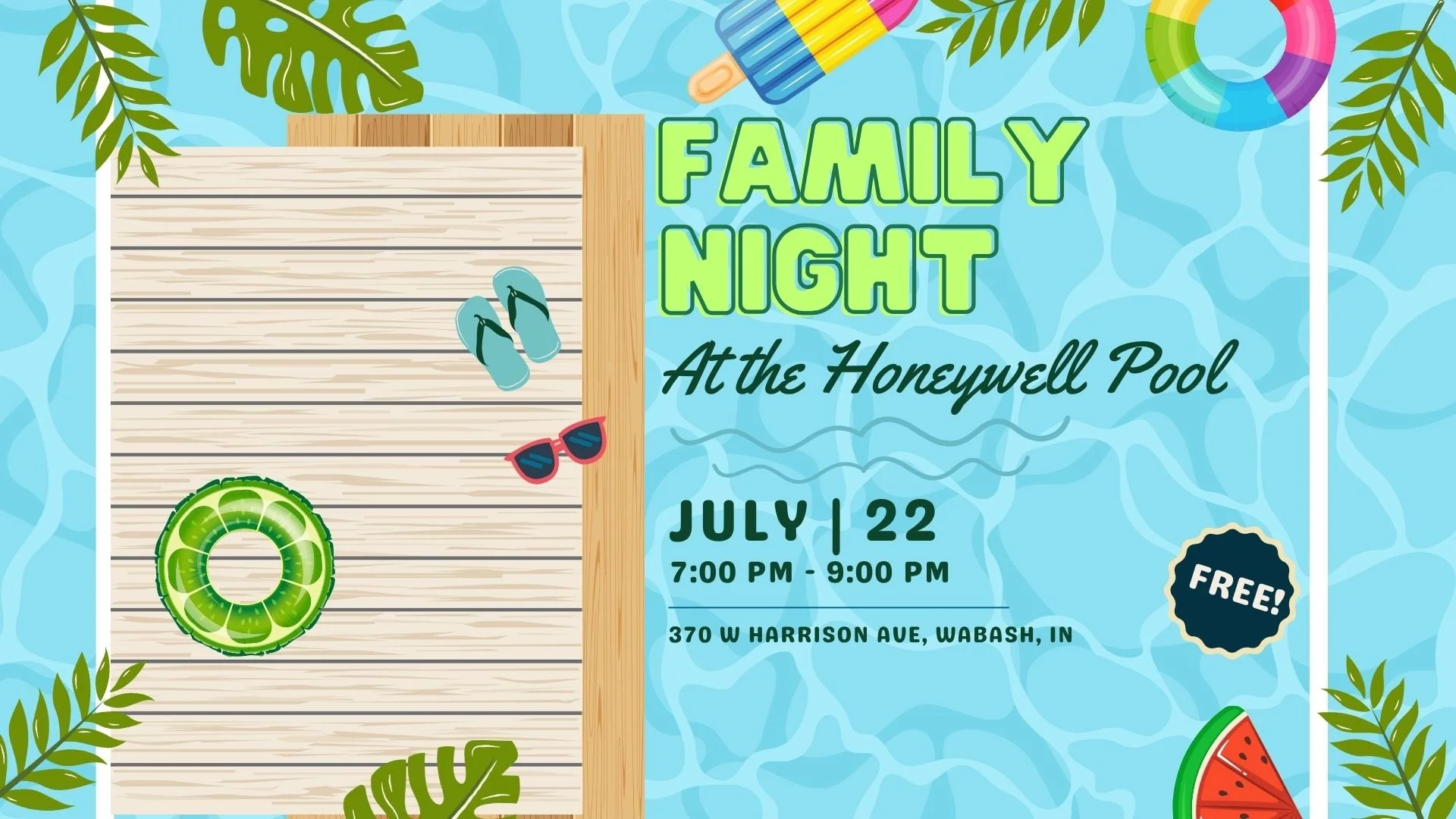 Family Night at The Honeywell Pool