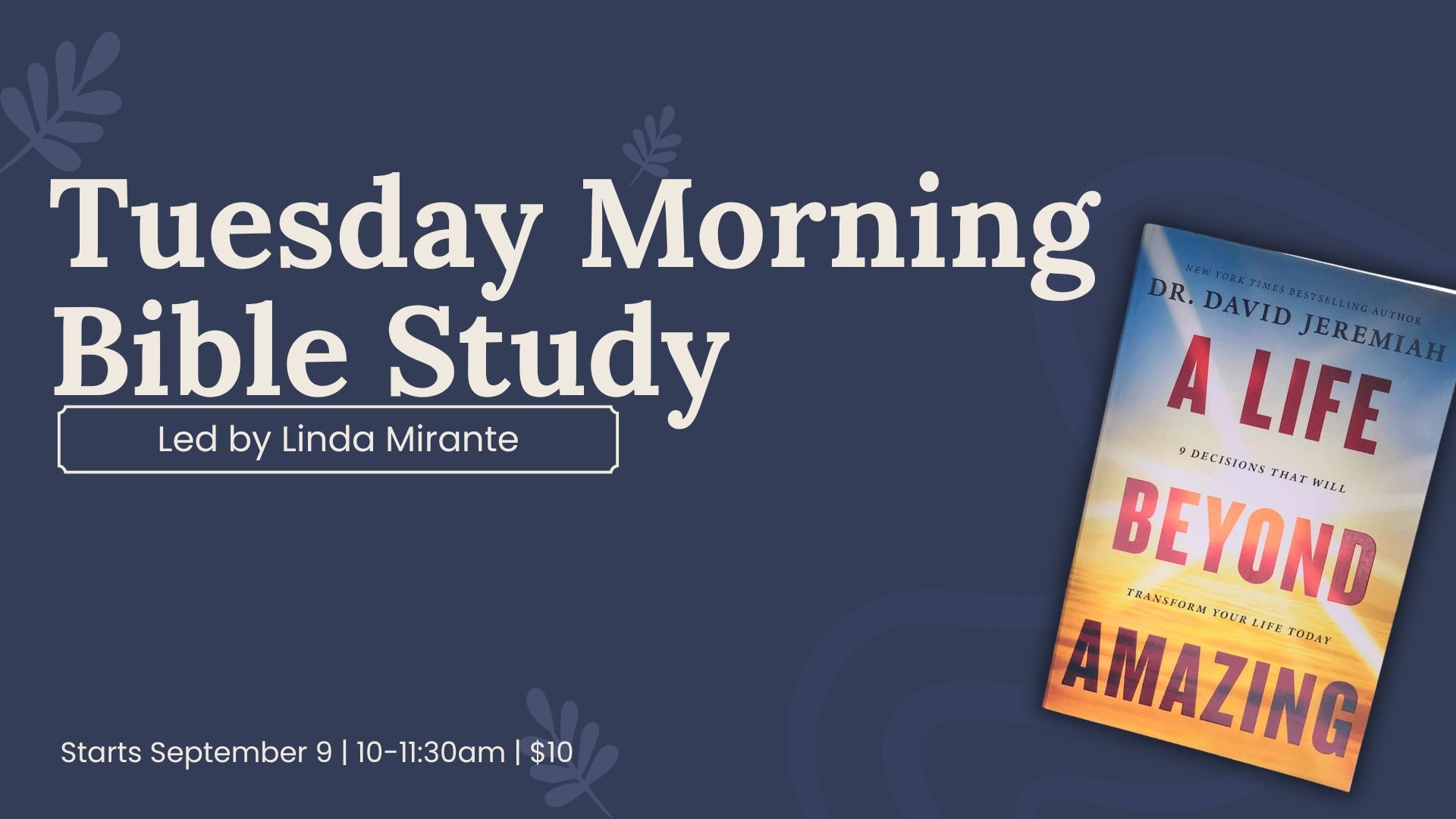 Tuesday Morning Bible Study