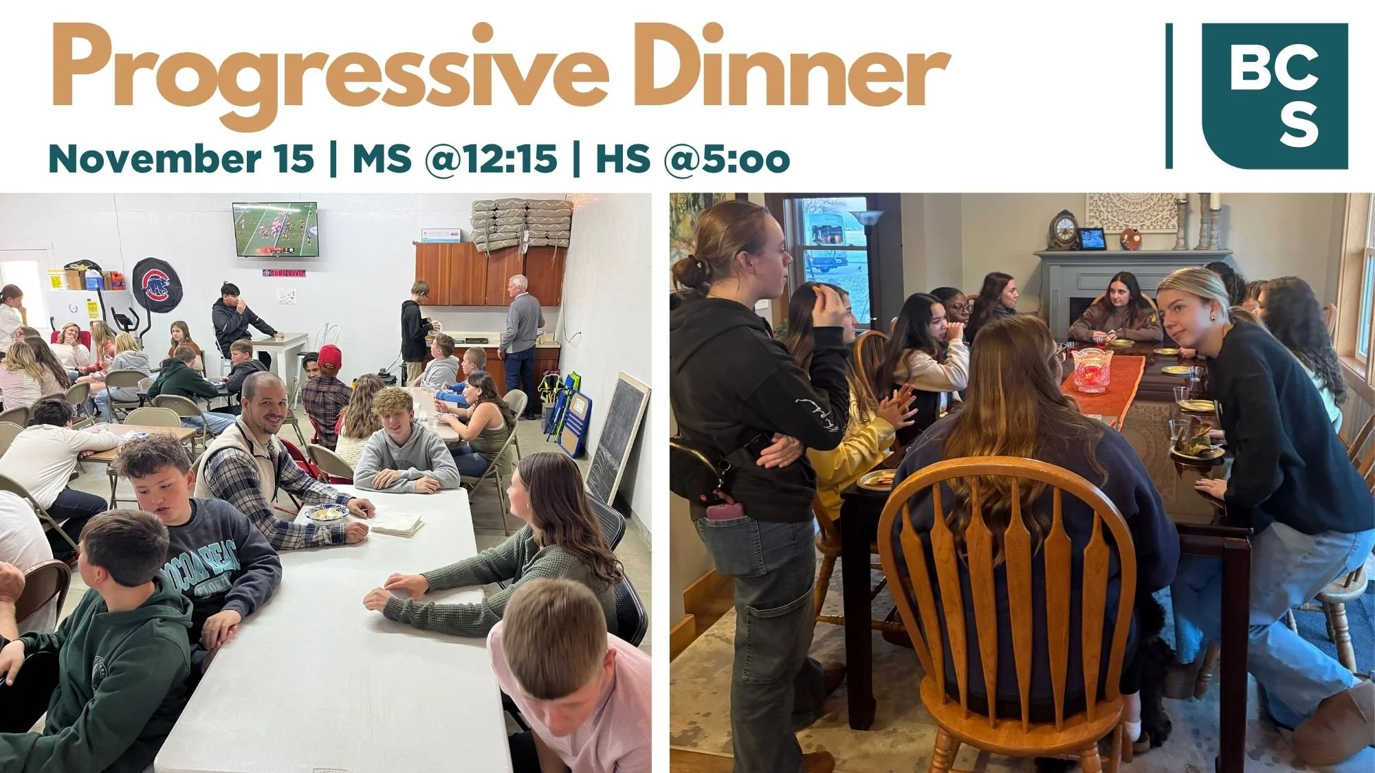 HS Progressive Dinner