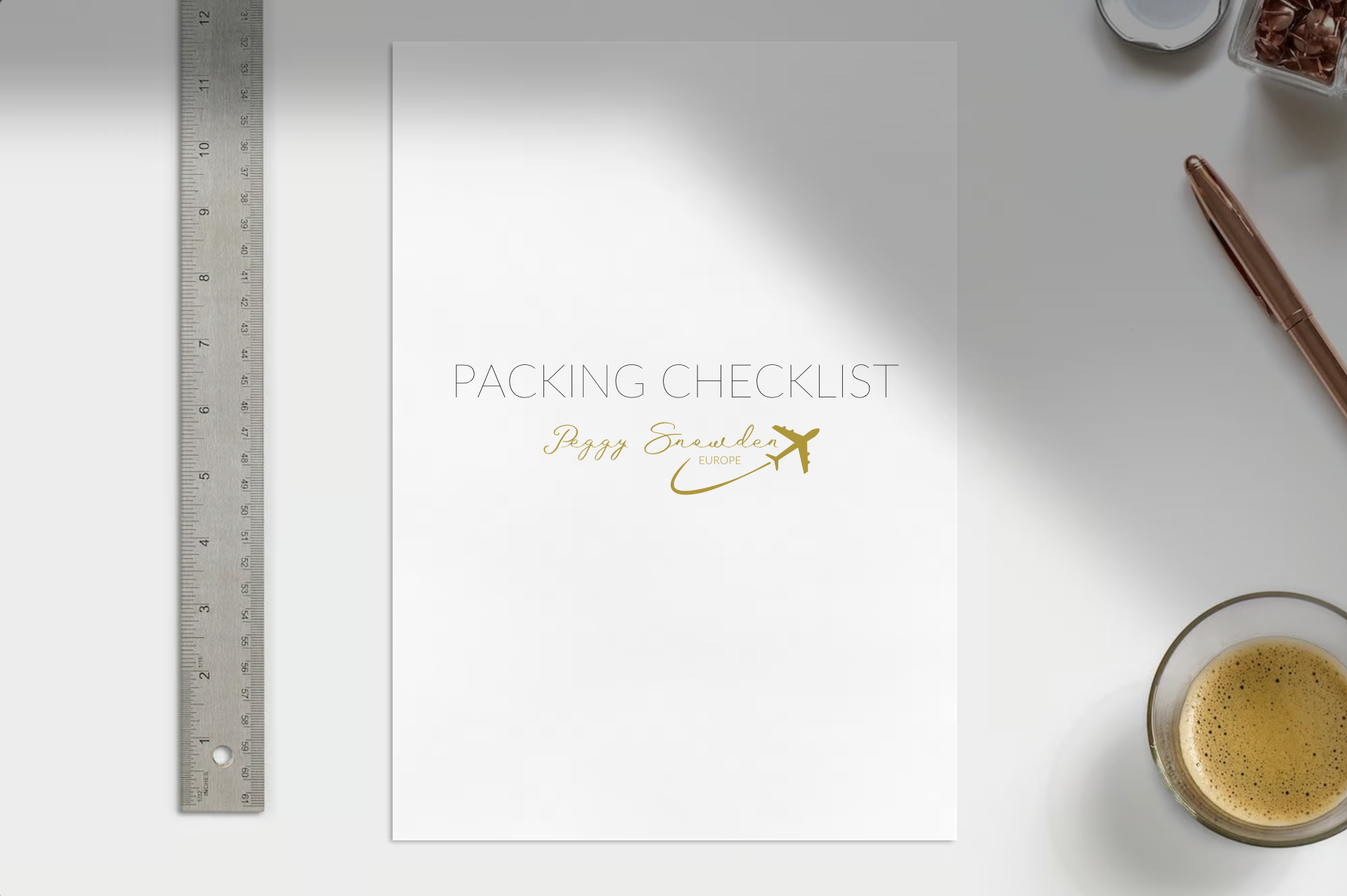 Packing Checklist