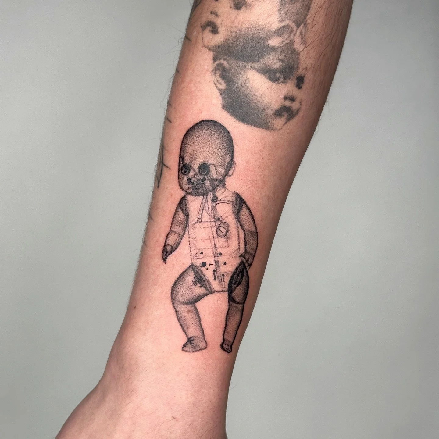 X-ray baby from my flash for return client Scout !! I love this so much I think I should tattoo it on myself&hellip;.. what do you think ?
